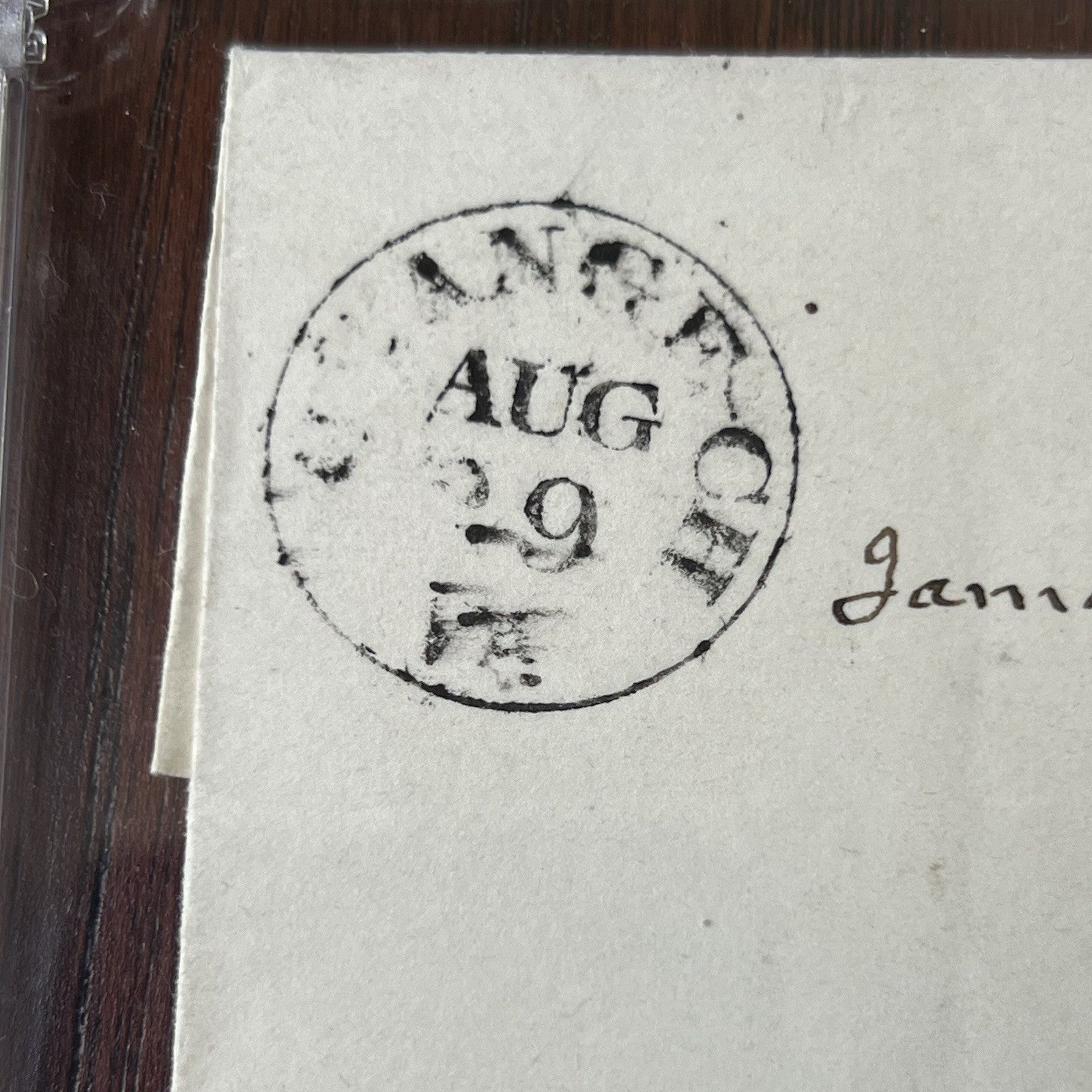 JAMES MADISON * PSA * Autograph FREE FRANK Signed 2x Signature President