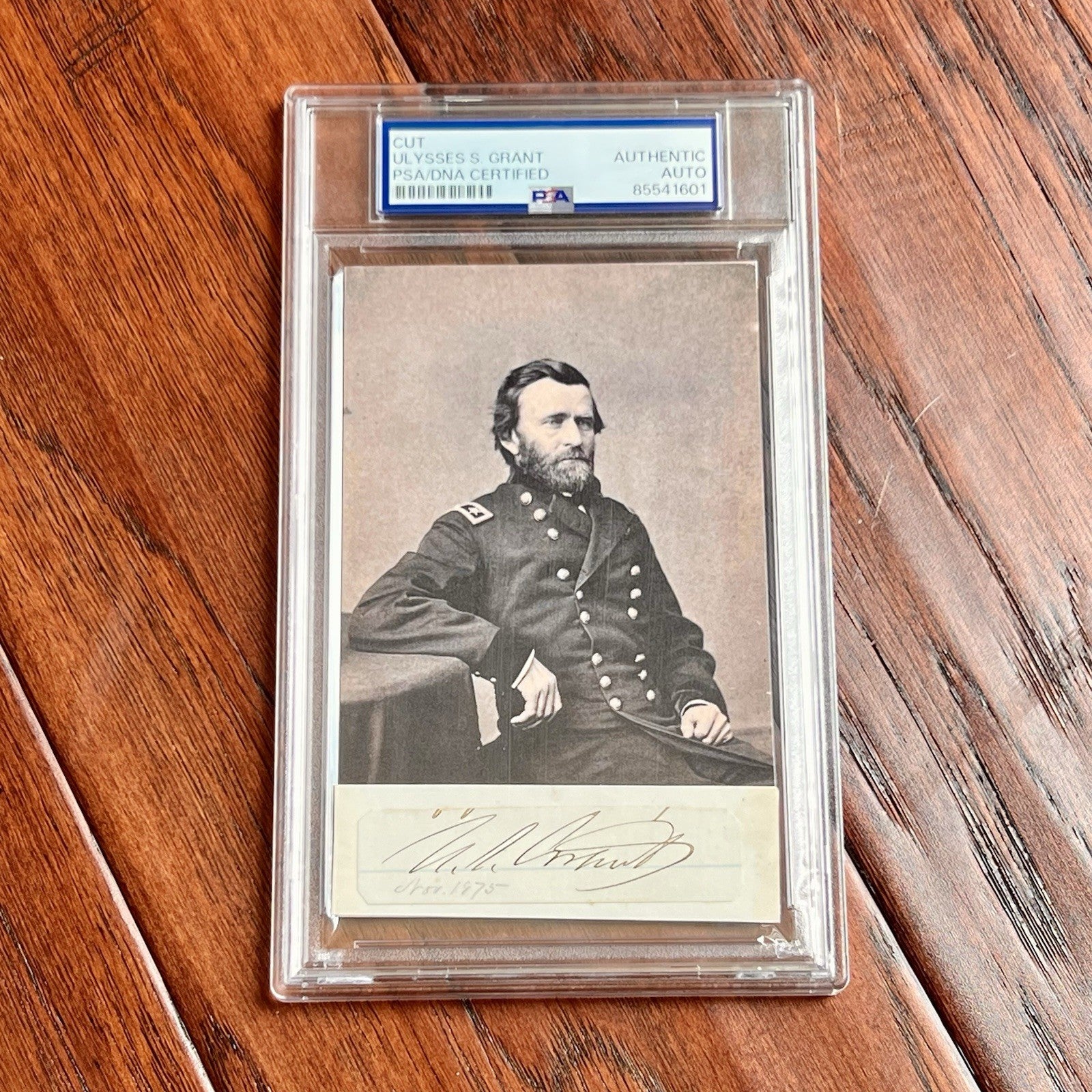 ULYSSES S. GRANT * PSA/DNA * Autograph CUT SIGNATURE Signed CDV  * Civil War