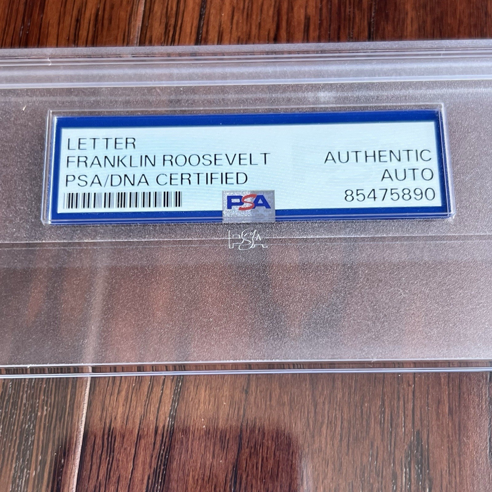 FRANKLIN D. ROOSEVELT * PSA * Autograph Navy Letter SIGNED Re: USS Sinclair