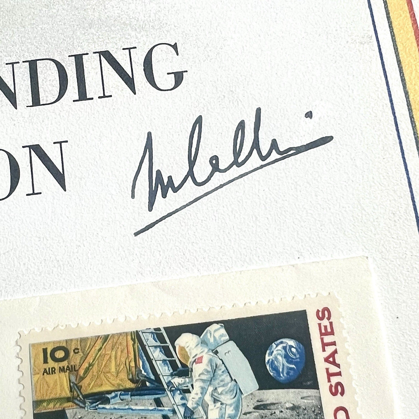 APOLLO 11 * Neil Armstrong Crew Signed ONE SMALL STEP Autograph Presentation FDC