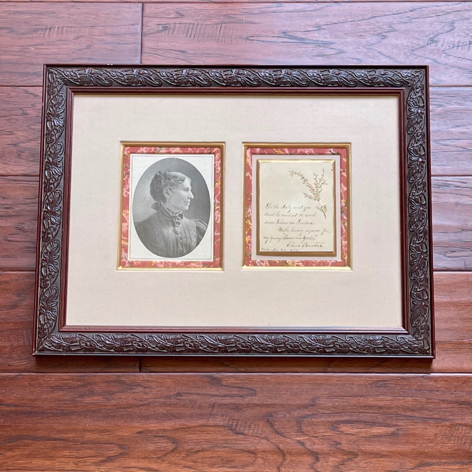 CLARA BARTON * PSA/DNA * Autograph BIBLE QUOTE Signed * RED CROSS Founder