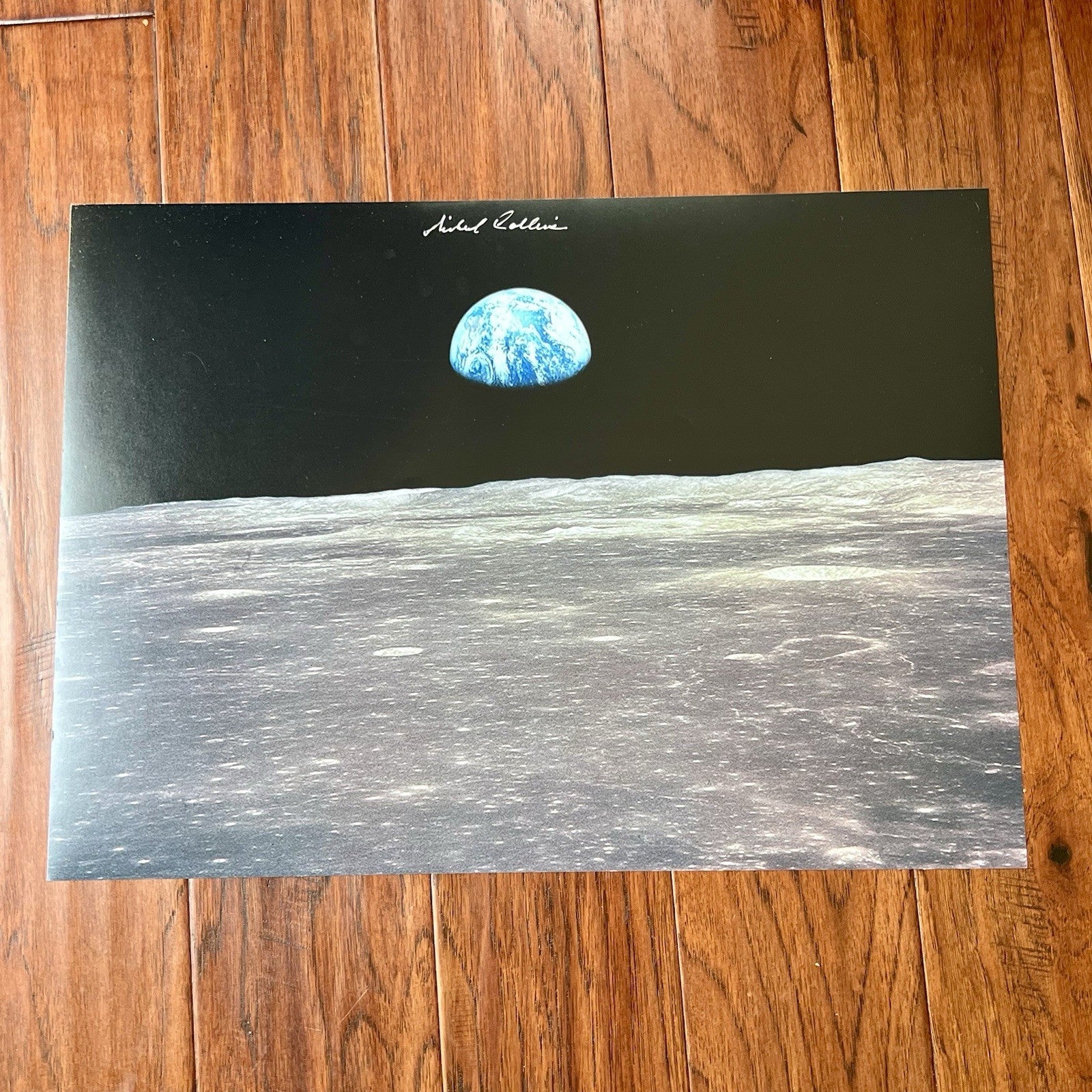 MICHAEL COLLINS * PSA * Autograph APOLLO 11 EARTHRISE 16x20 Photo Signed