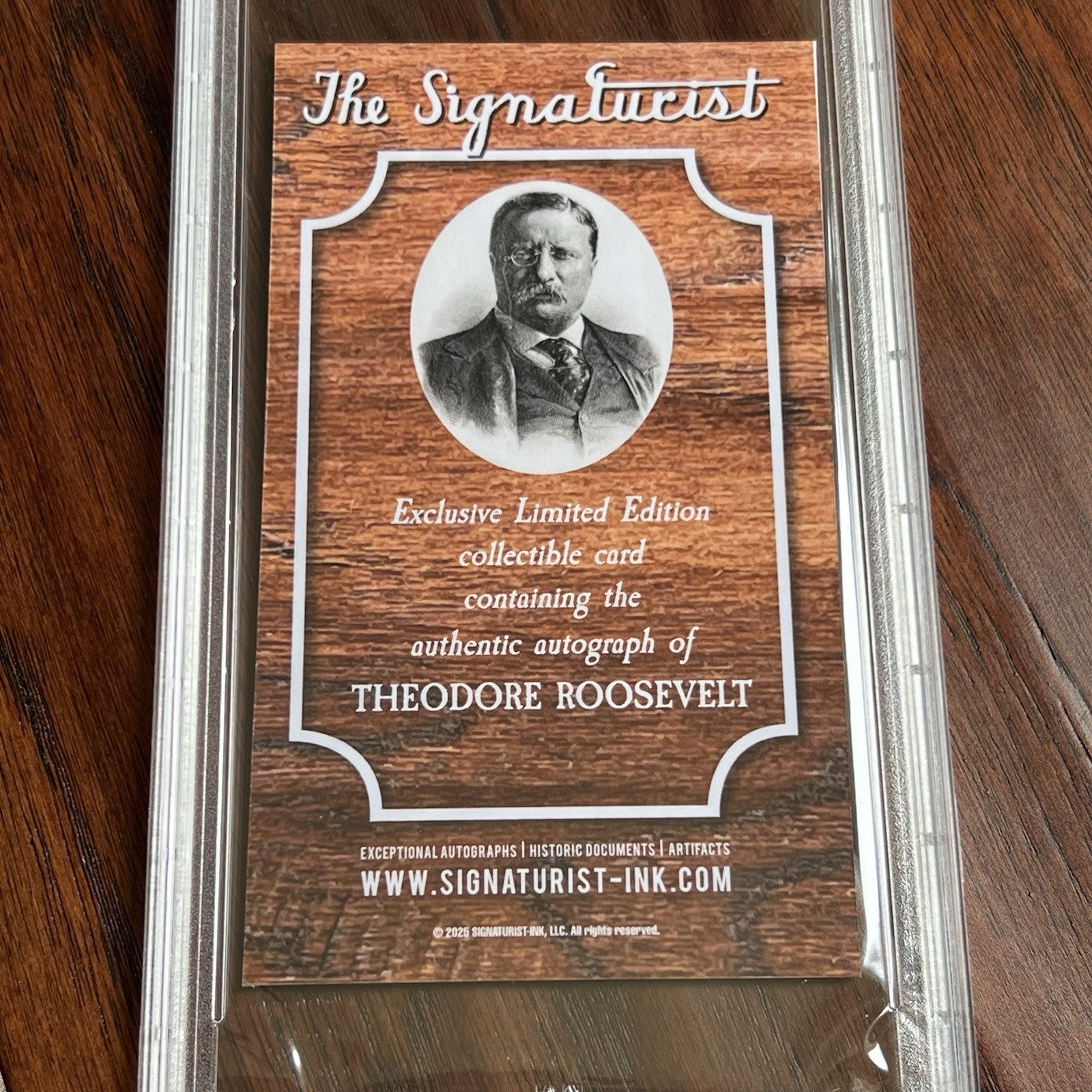 THEODORE ROOSEVELT * PSA * Autograph Cut Signature Rough Rider Card Signed Teddy