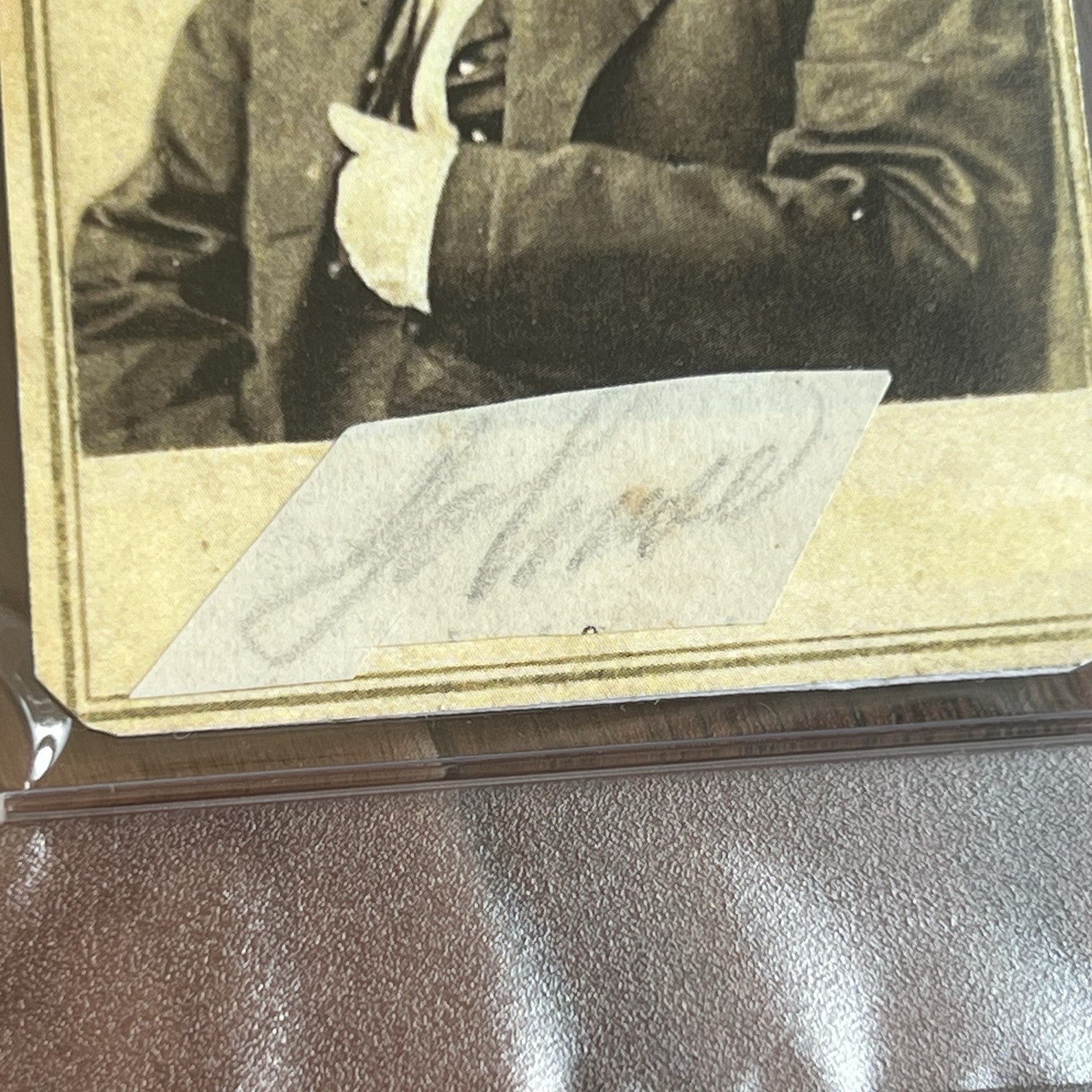 ANDREW JOHNSON * PSA * Autograph Cut Signature CDV Signed President Photograph