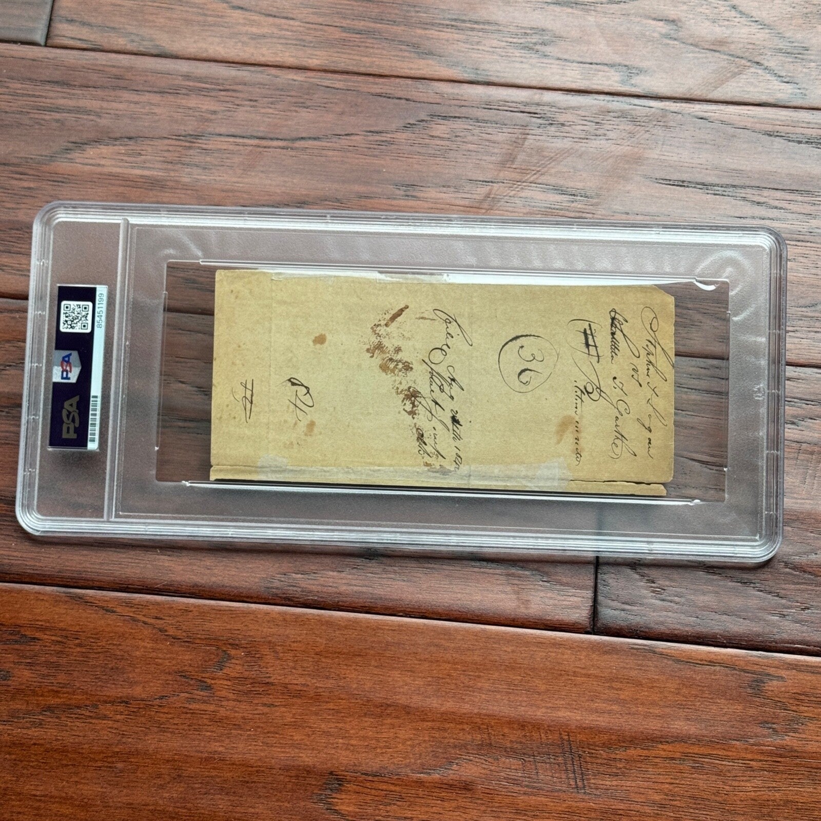 ABRAHAM LINCOLN * PSA * Autograph Lengthy Handwritten Legal Case SIGNED