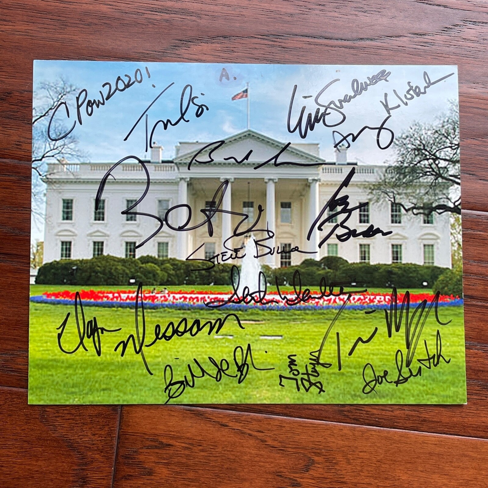 JOE BIDEN & KAMALA HARRIS * BAS * Autograph WHITE HOUSE Photo Signed * Buttigieg