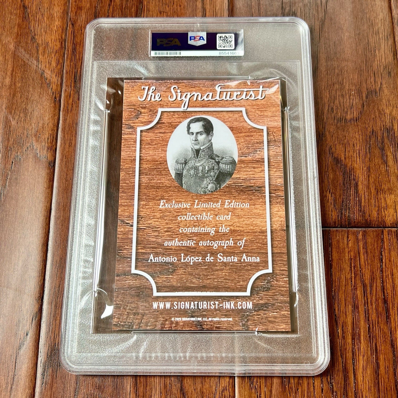 ANTONIO LOPEZ DE SANTA ANNA * PSA * Autograph Cut Signature ALAMO Signed