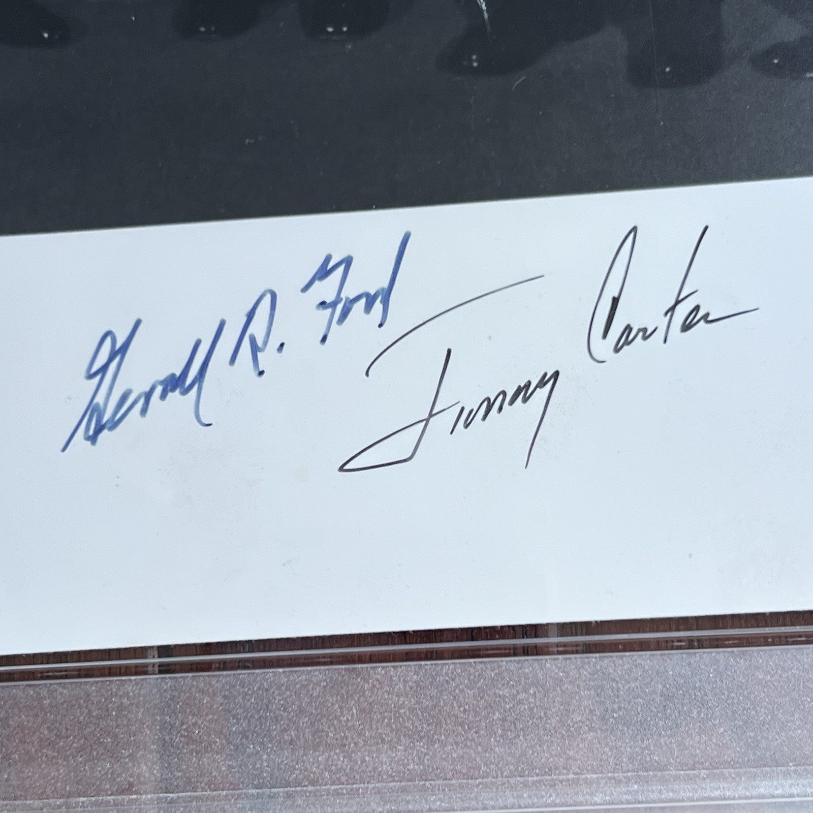 JIMMY CARTER & GERALD FORD * PSA * Autograph PRESIDENTS Photo SIGNED