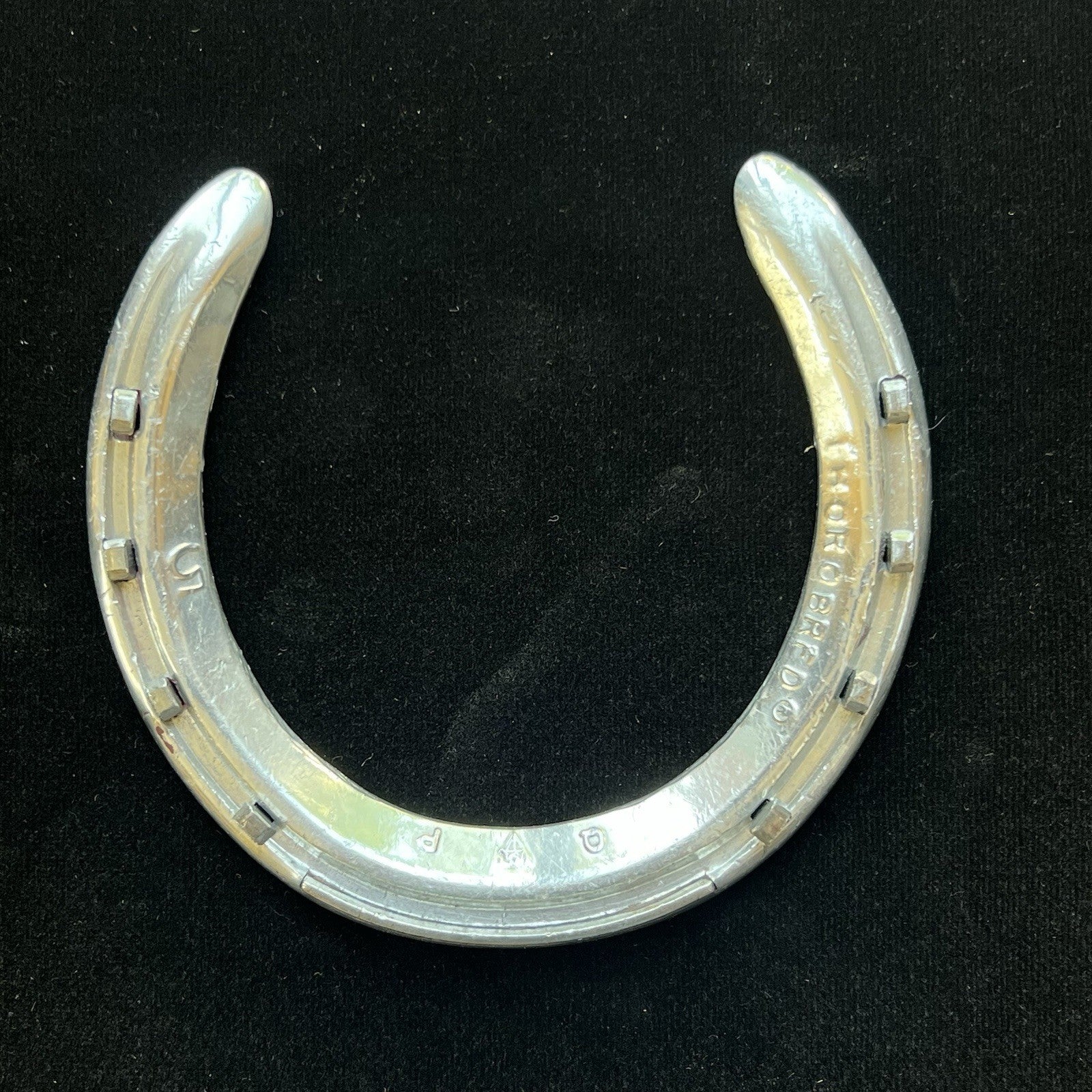 SECRETARIAT * Owned & Worn HORSESHOE Champion Thoroughbred * CLAIBORNE FARM COA