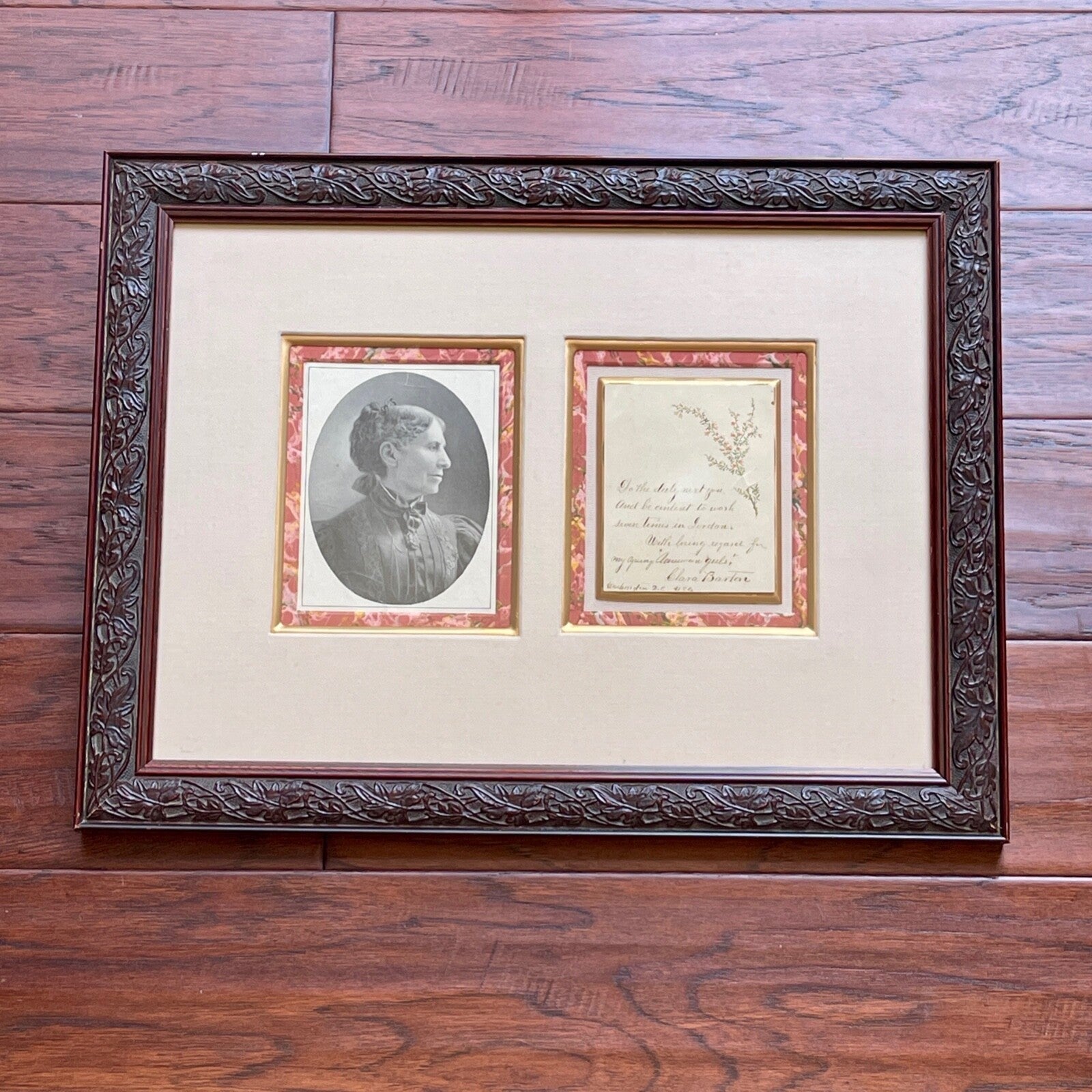 CLARA BARTON * PSA/DNA * Autograph BIBLE QUOTE Signed * RED CROSS Founder