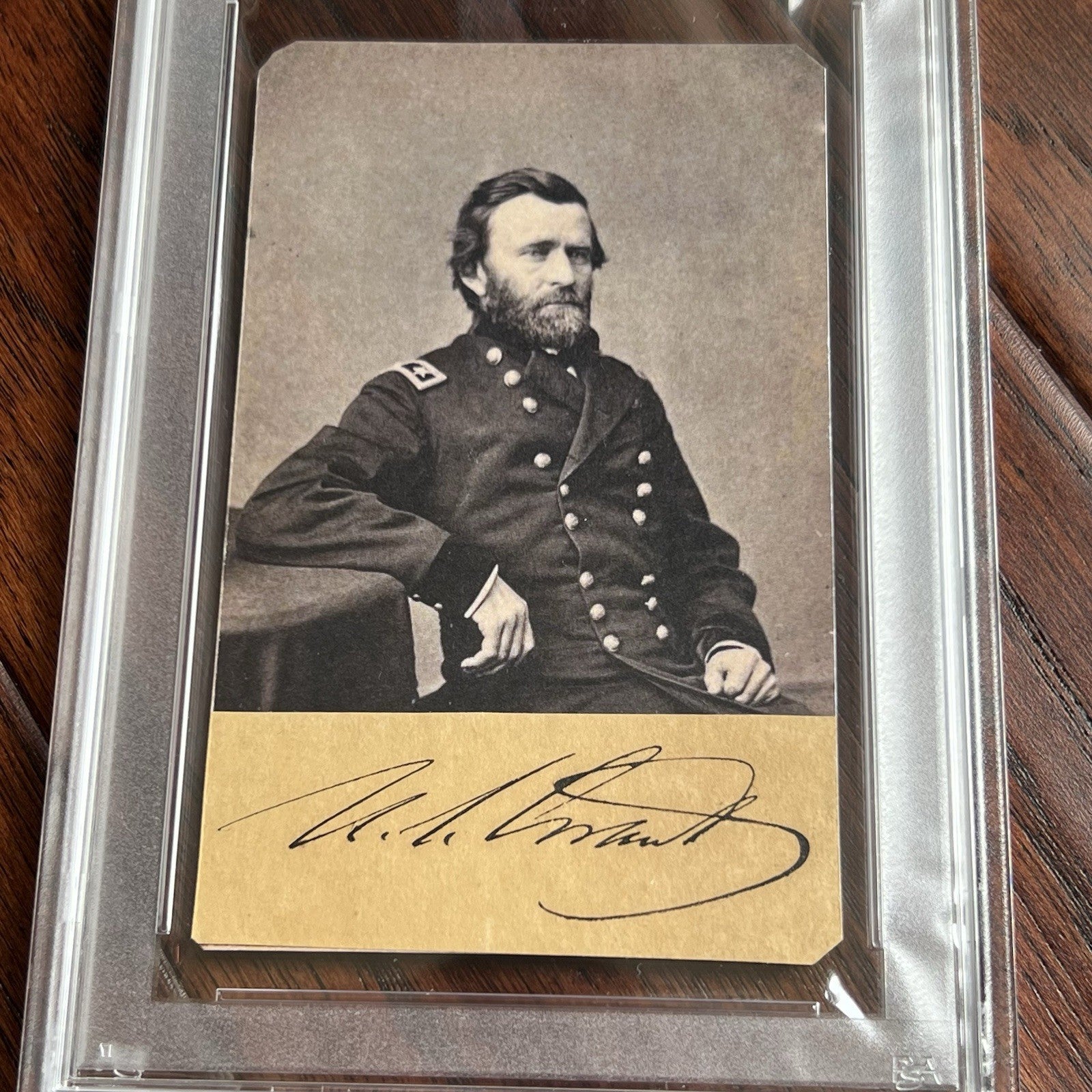 ULYSSES S. GRANT * PSA/DNA * Autograph CUT SIGNATURE Signed CDV  * Civil War