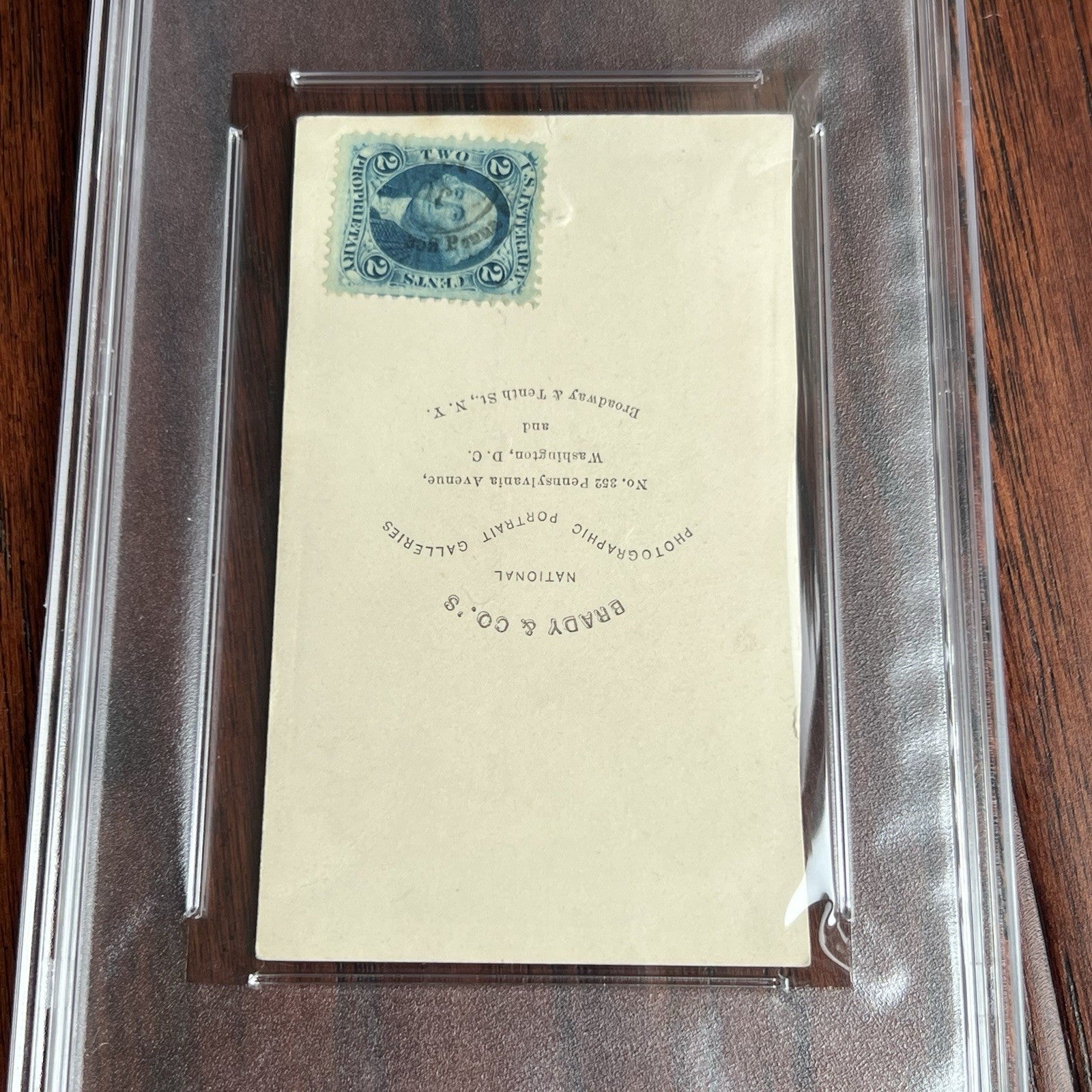 WILLIAM H SEWARD * PSA * Signed CDV Autograph Photograph Abraham Lincoln Cabinet