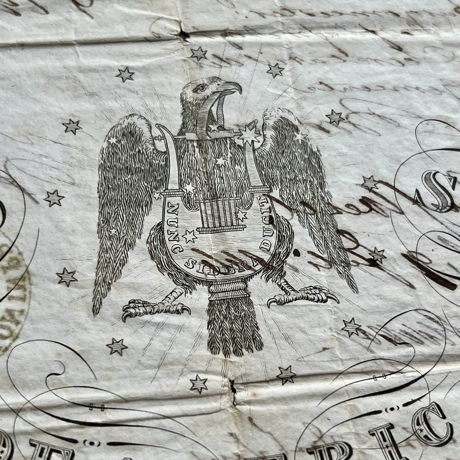 JAMES BUCHANAN * PSA * Autograph American Eagle Vignette Passport Signed