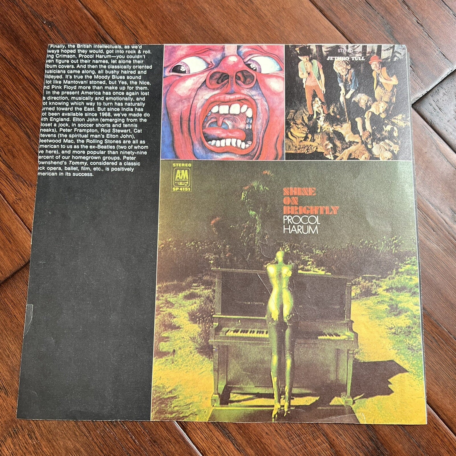 CREAM * PSA/DNA * Eric Clapton Jack Bruce Autograph Signed Album Print Fresh