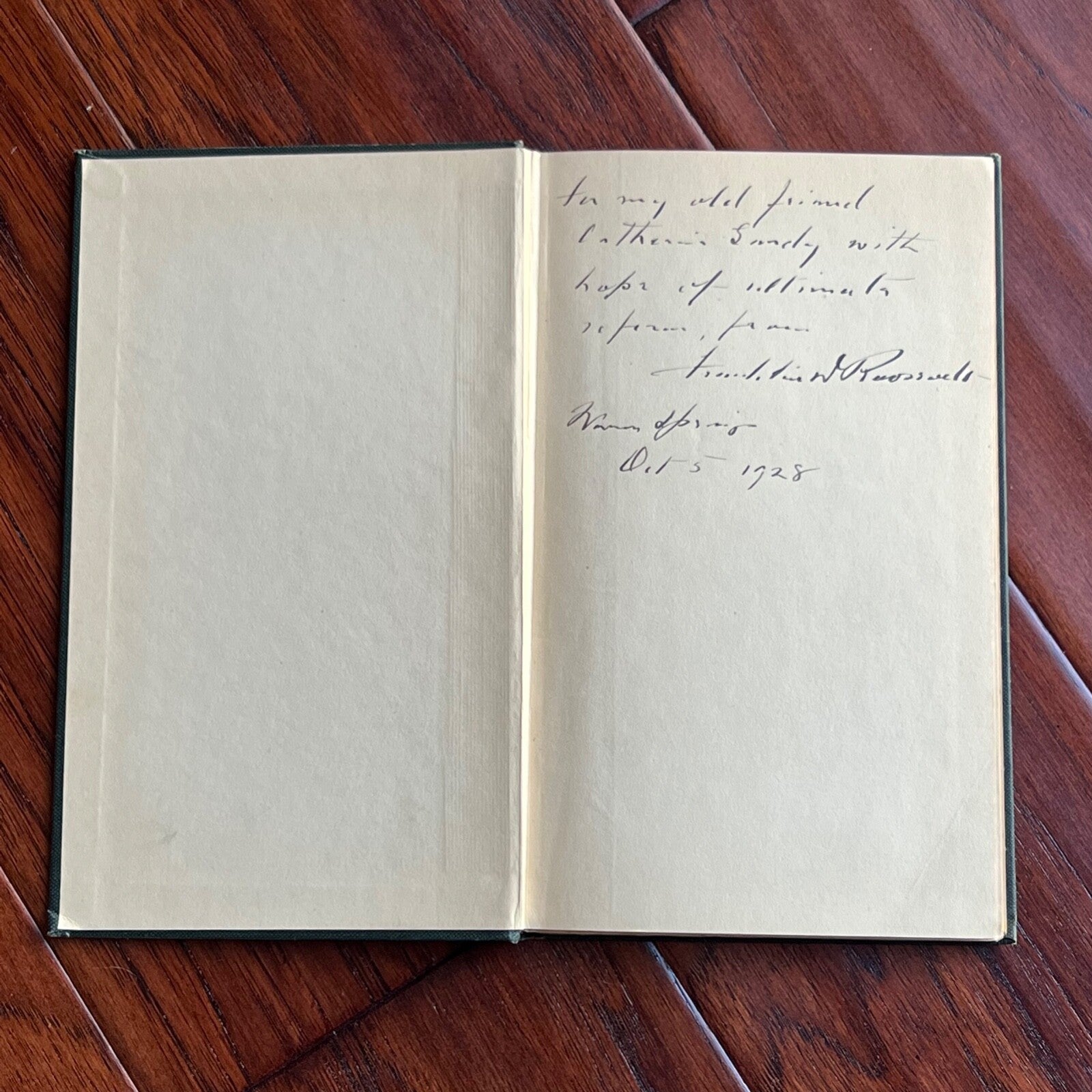 FRANKLIN D. ROOSEVELT * PSA * Autograph "Happy Warrior" Convention Speech Signed