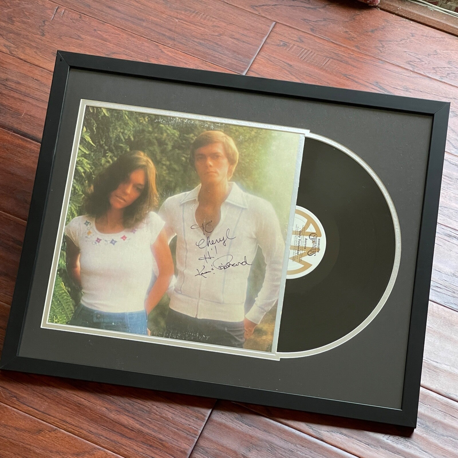 CARPENTERS * PSA/DNA * KAREN & RICHARD AUTOGRAPH "HORIZON" ALBUM SIGNED LP