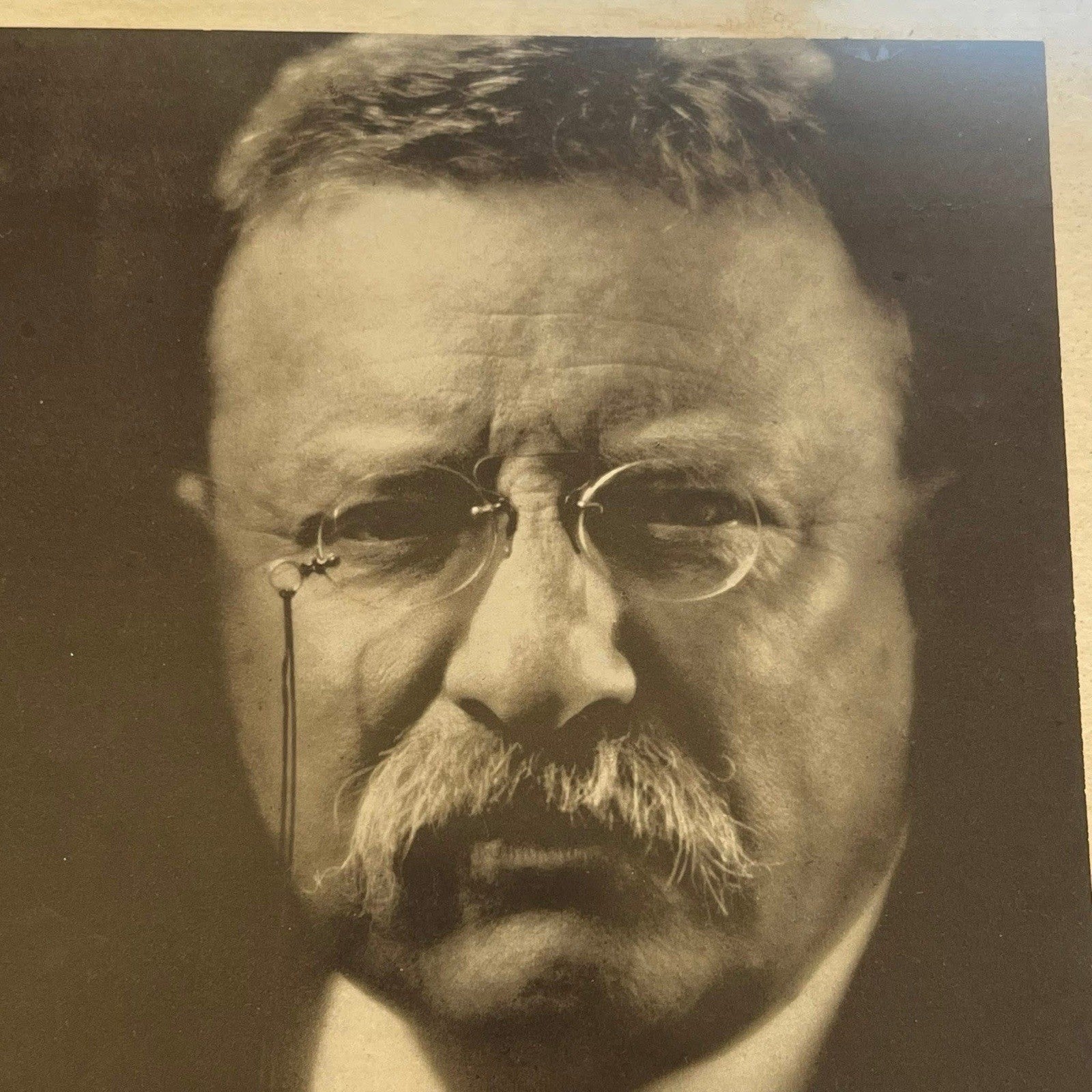 THEODORE ROOSEVELT * PSA * Autograph Christmas 1917 Photo Portrait Signed