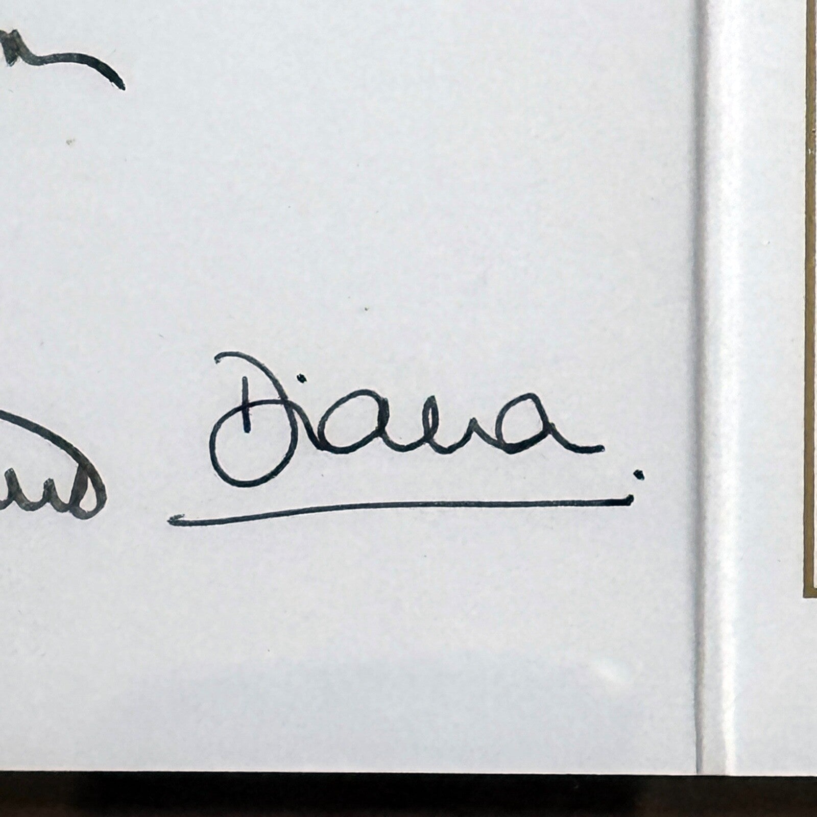 PRINCESS DIANA & KING CHARLES III * PSA * Autograph Family Xmas Card Signed 1985