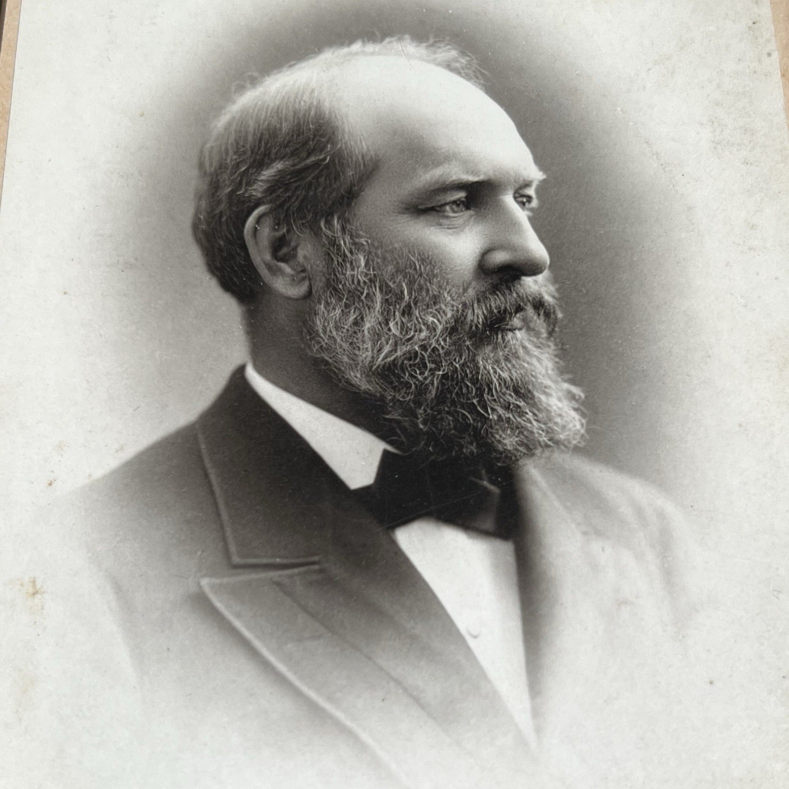 JAMES A. GARFIELD * PSA Gem 10 Graded * Signed Cabinet Card Photograph Autograph