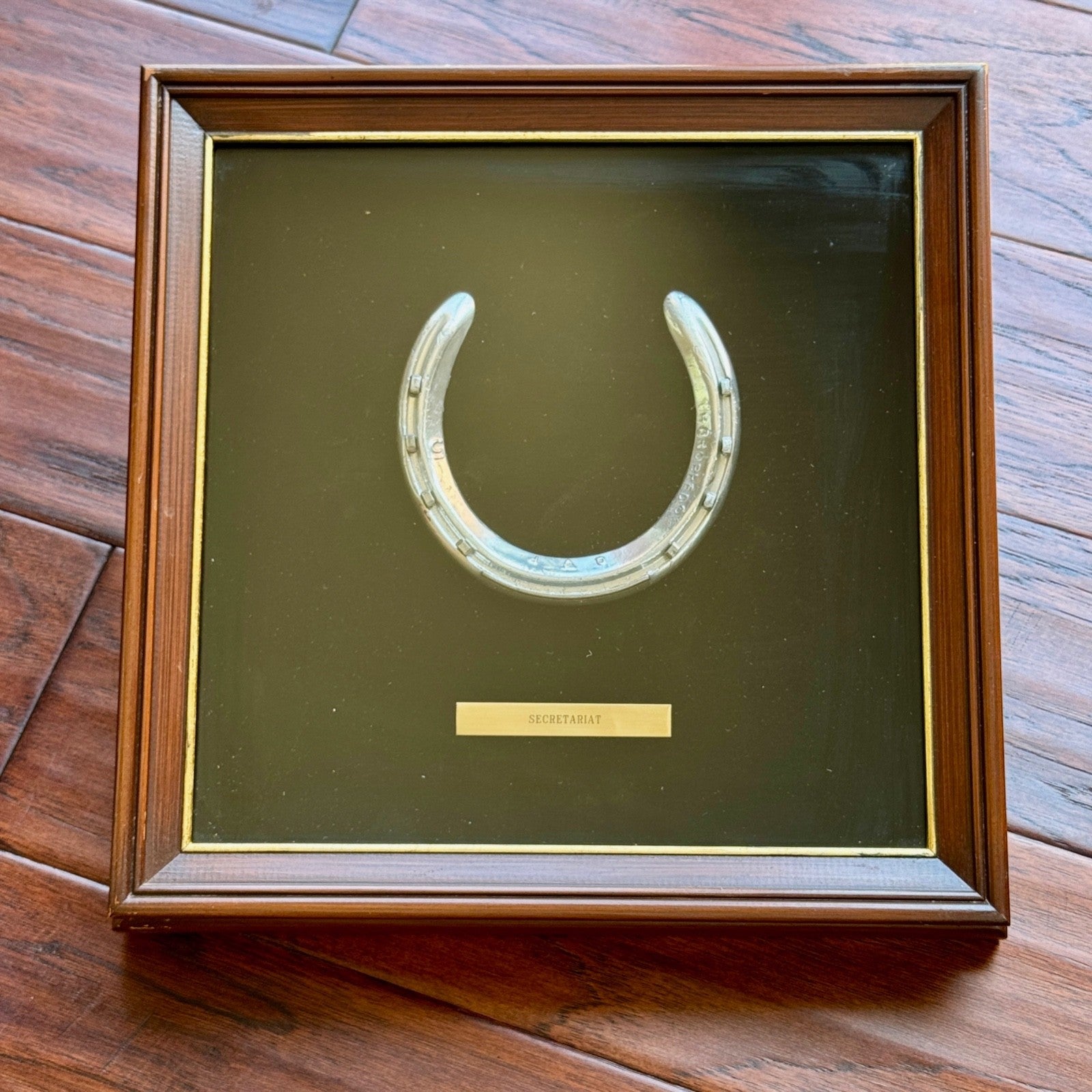 SECRETARIAT * Owned & Worn HORSESHOE Champion Thoroughbred * CLAIBORNE FARM COA