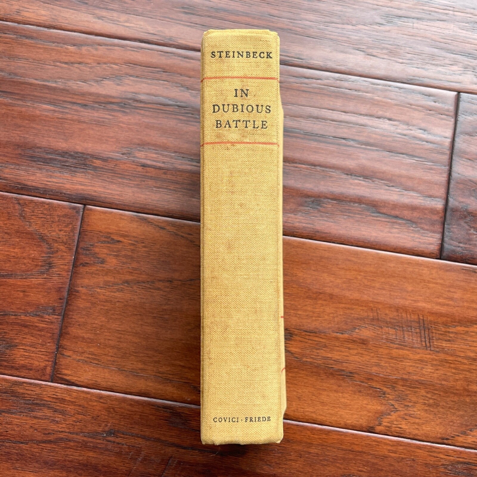 JOHN STEINBECK * PSA * Autograph 1st Edition IN DUBIOUS BATTLE Book Signed