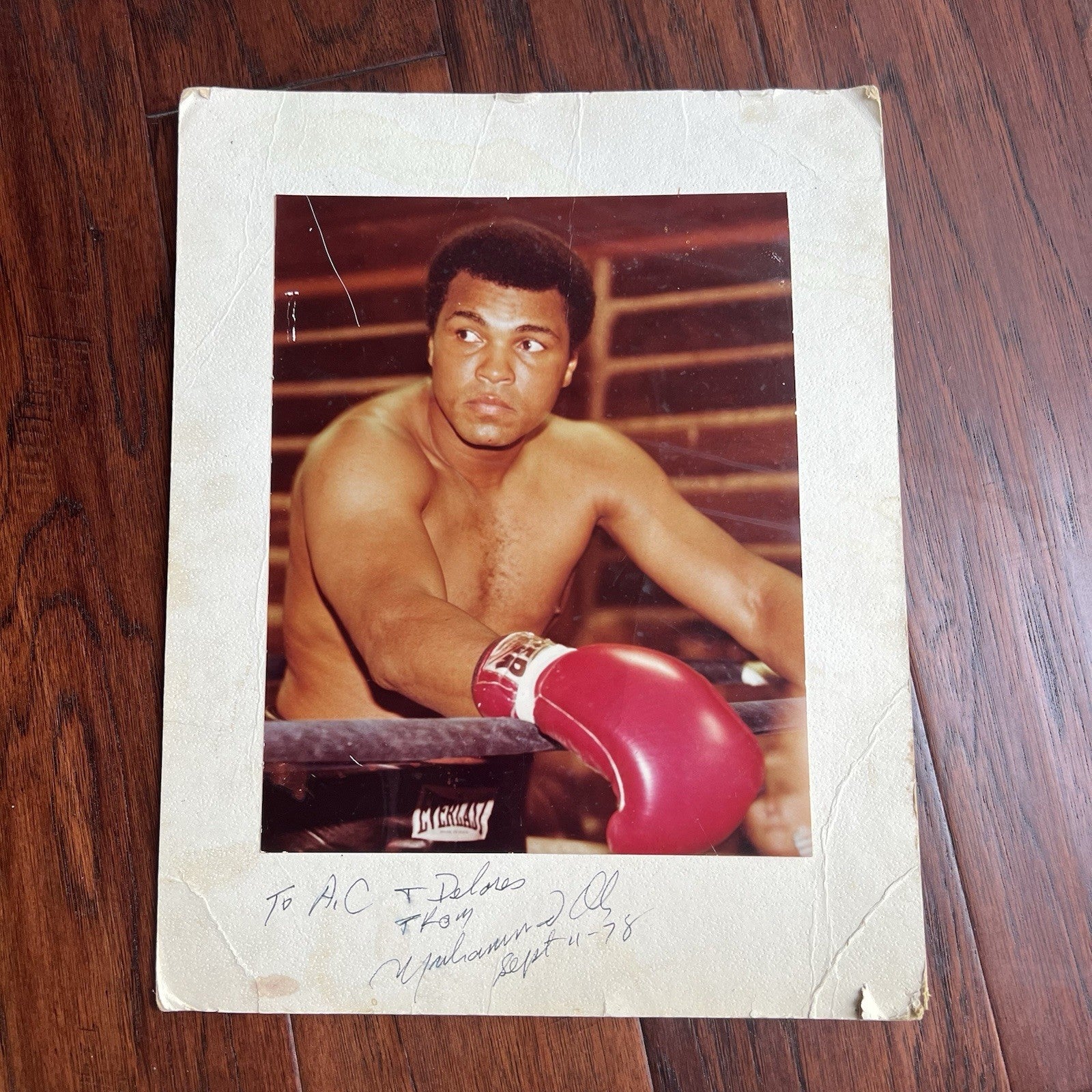 MUHAMMAD ALI * PSA/DNA * Autograph PHOTO Signed * Boxing