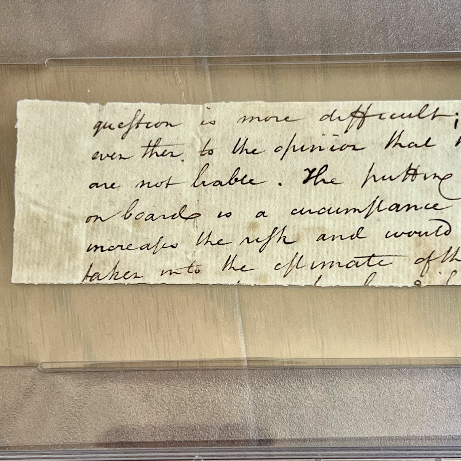 ALEXANDER HAMILTON * PSA * Autograph Handwritten Legal Case Un Signed Writing