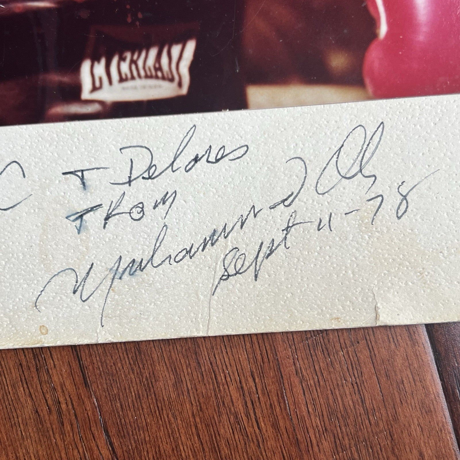 MUHAMMAD ALI * PSA/DNA * Autograph PHOTO Signed * Boxing