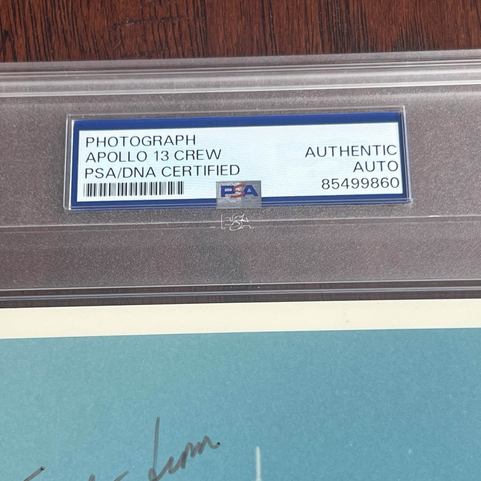 APOLLO 13 * PSA * Crew AUTOGRAPH Launch Photo SIGNED * LOVELL HAISE JACK SWIGERT