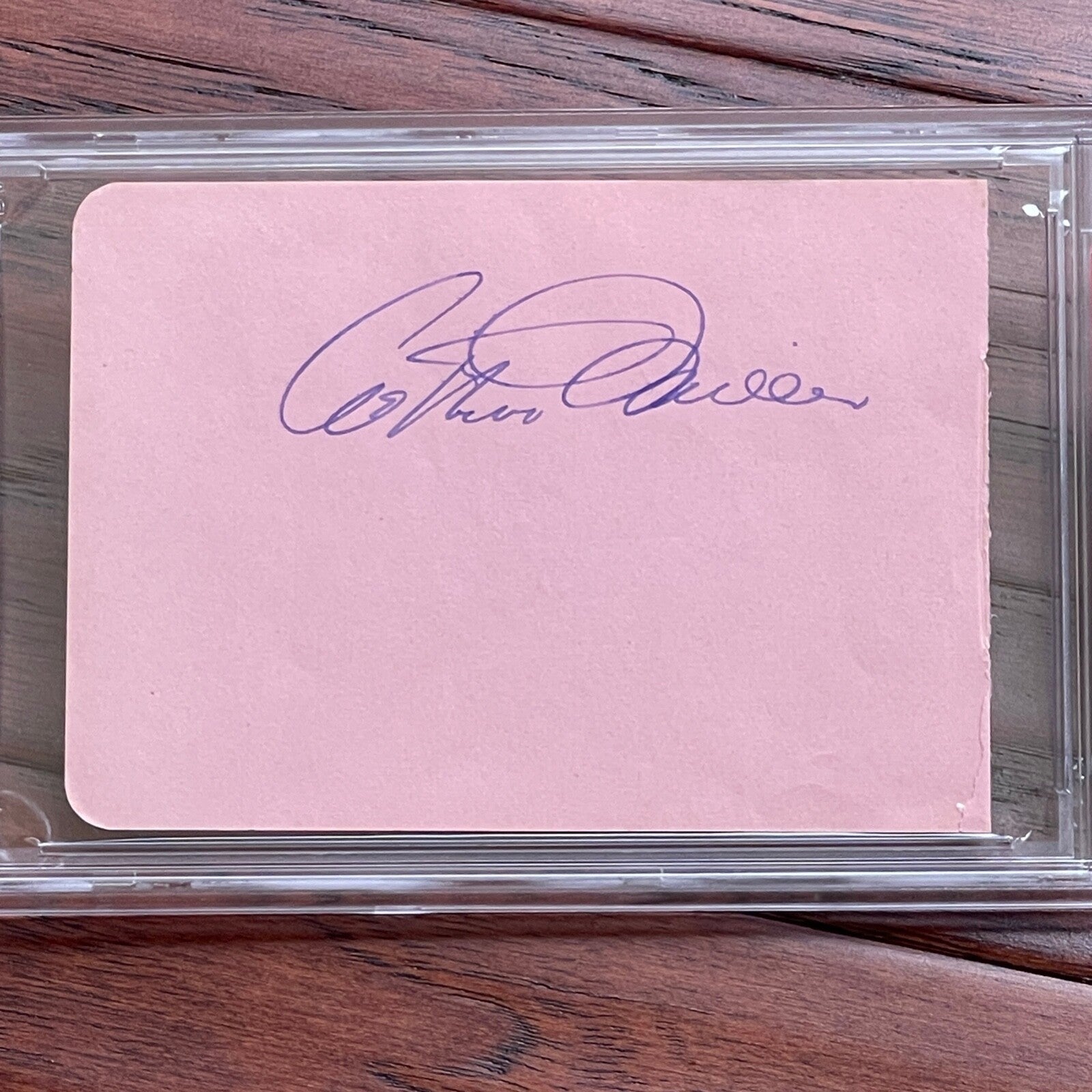 ARTHUR MILLER * PSA/DNA * Autograph Album Page Signed *  CRUCIBLE Playwright