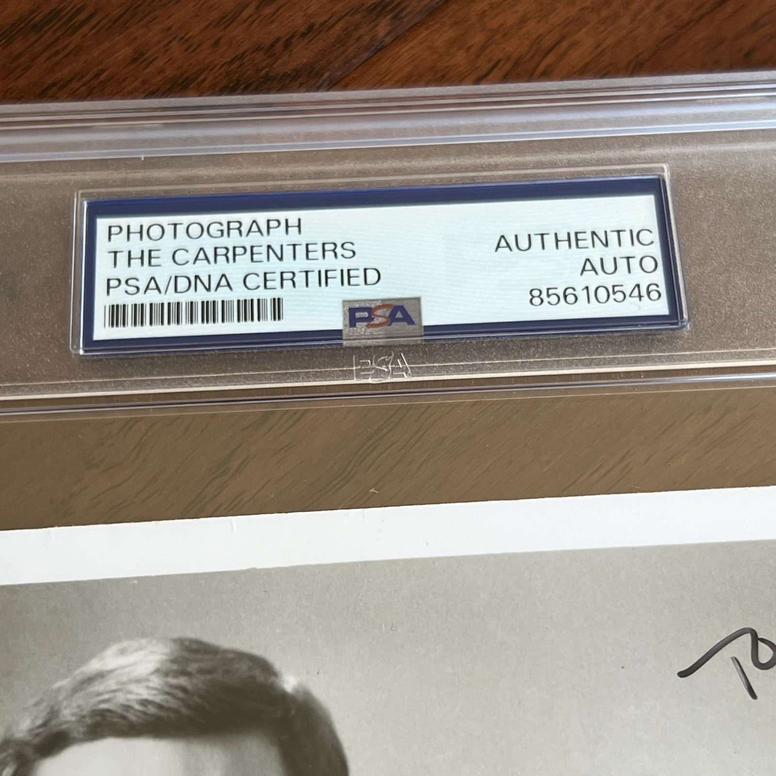 CARPENTERS * KAREN + RICHARD * PSA * Autograph Pop Duo Publicity PHOTO Signed