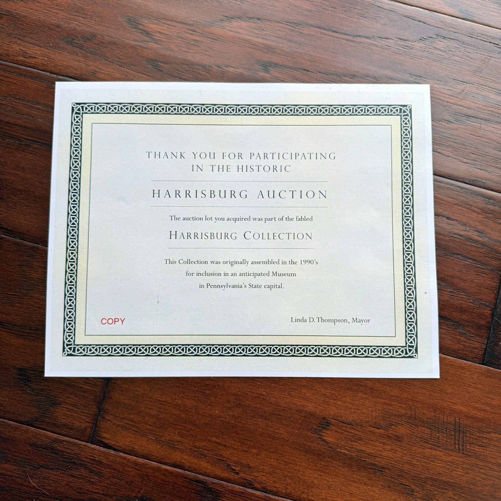 CUSTER'S LAST STAND * Original BATTLEFIELD DUG Artifact * LITTLE BIGHORN * COA