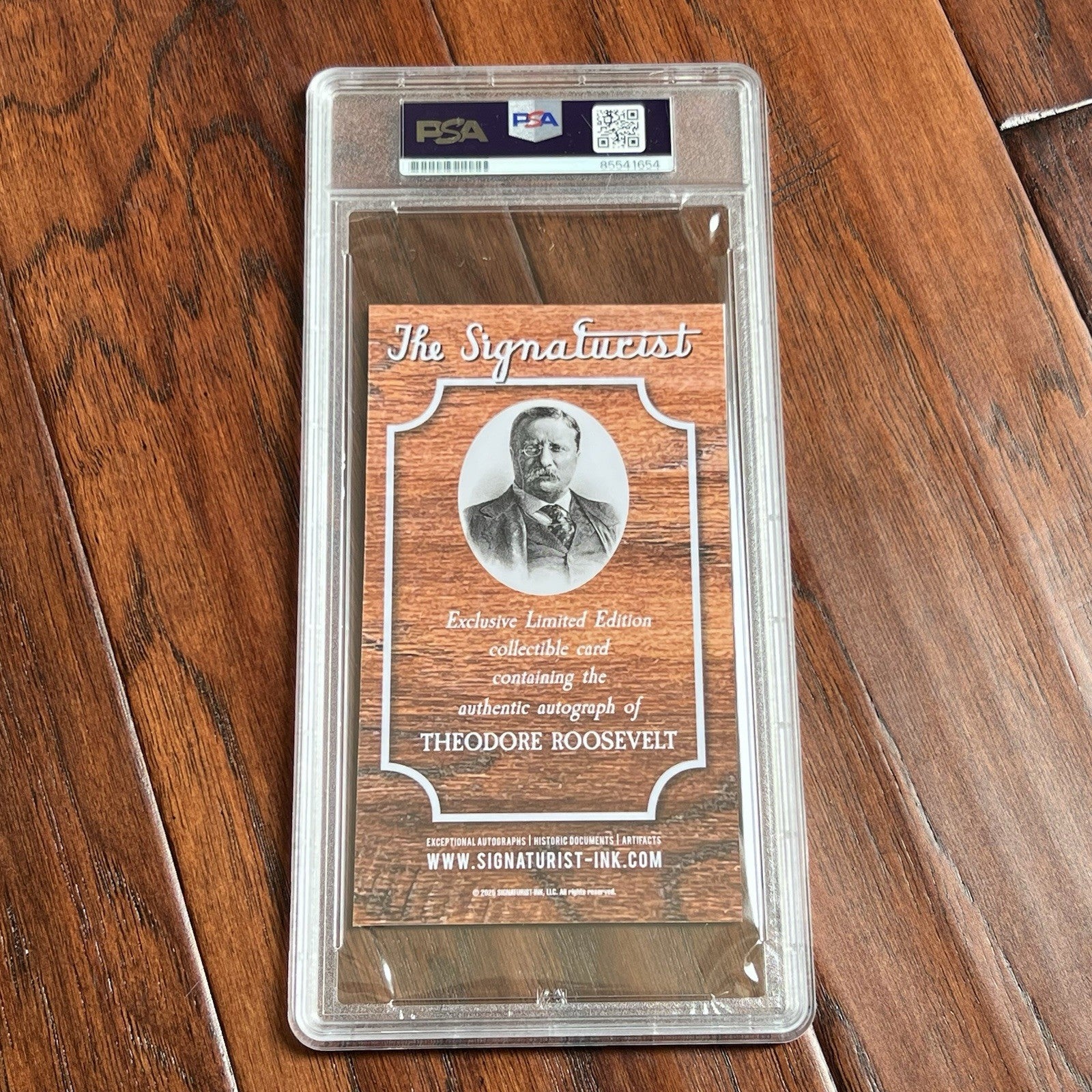 THEODORE ROOSEVELT * PSA * Autograph Cut Signature Rough Rider Card Signed Teddy