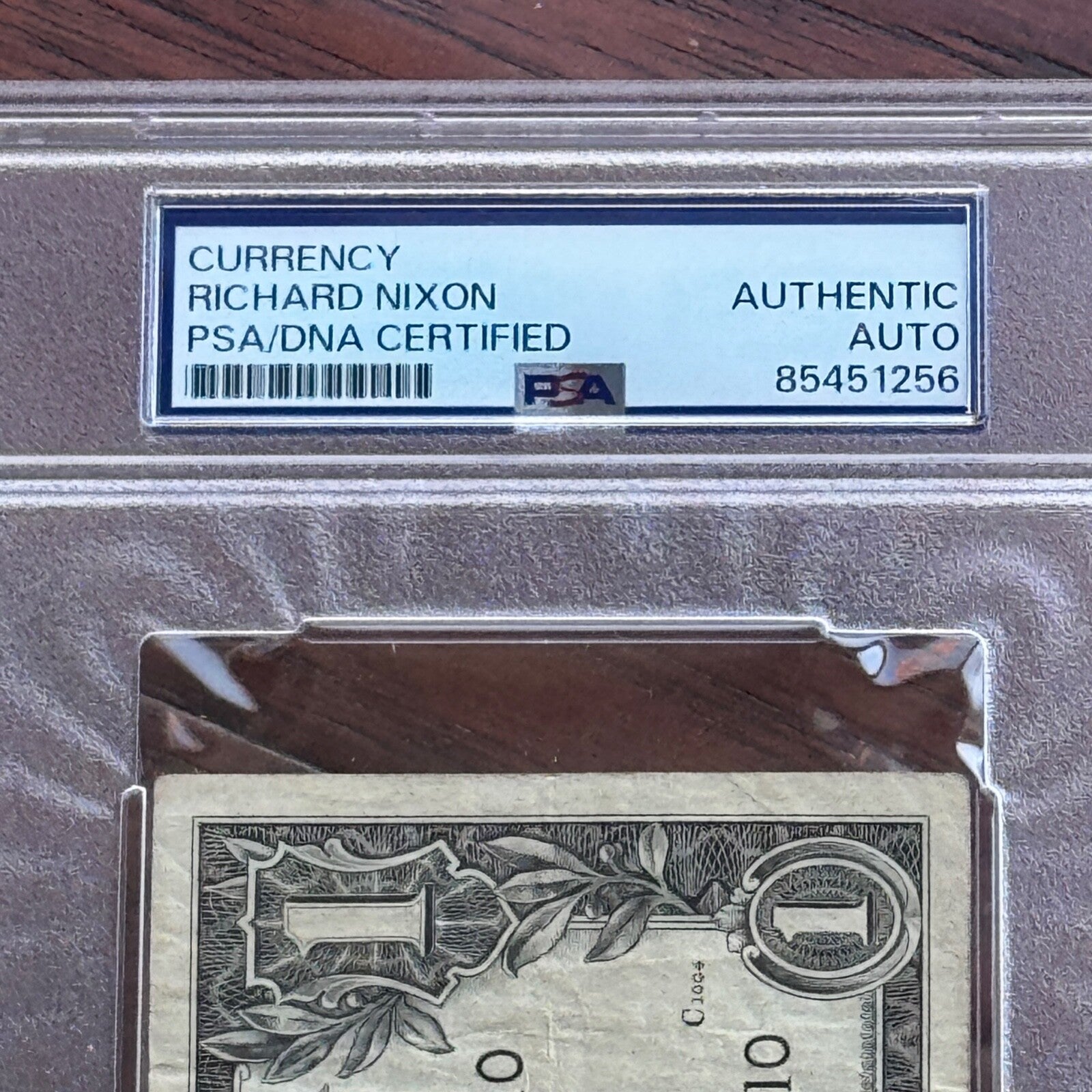 RICHARD NIXON * PSA * Autograph $1 Bill CURRENCY Signed * One Dollar Signature