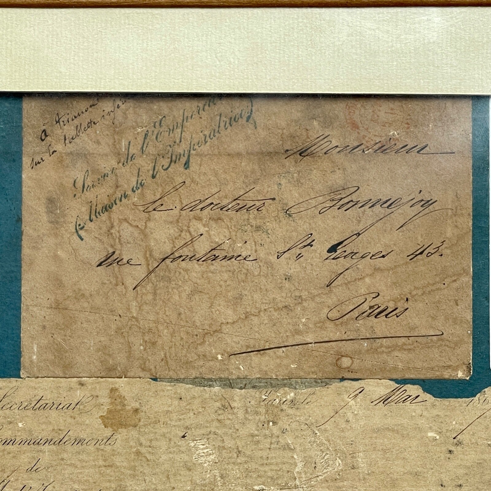 MARIE ANTOINETTE * Lace Nightcap Hand Embroidered By Her Exhibited at Versailles