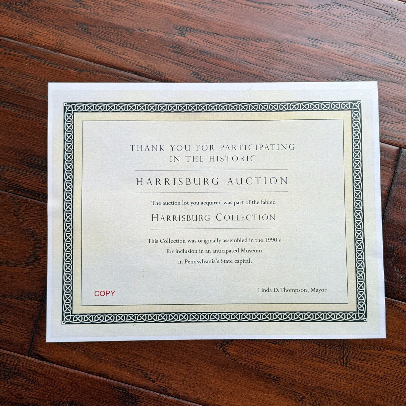 CUSTER'S LAST STAND * Original BATTLEFIELD DUG Artifact * LITTLE BIGHORN * COA