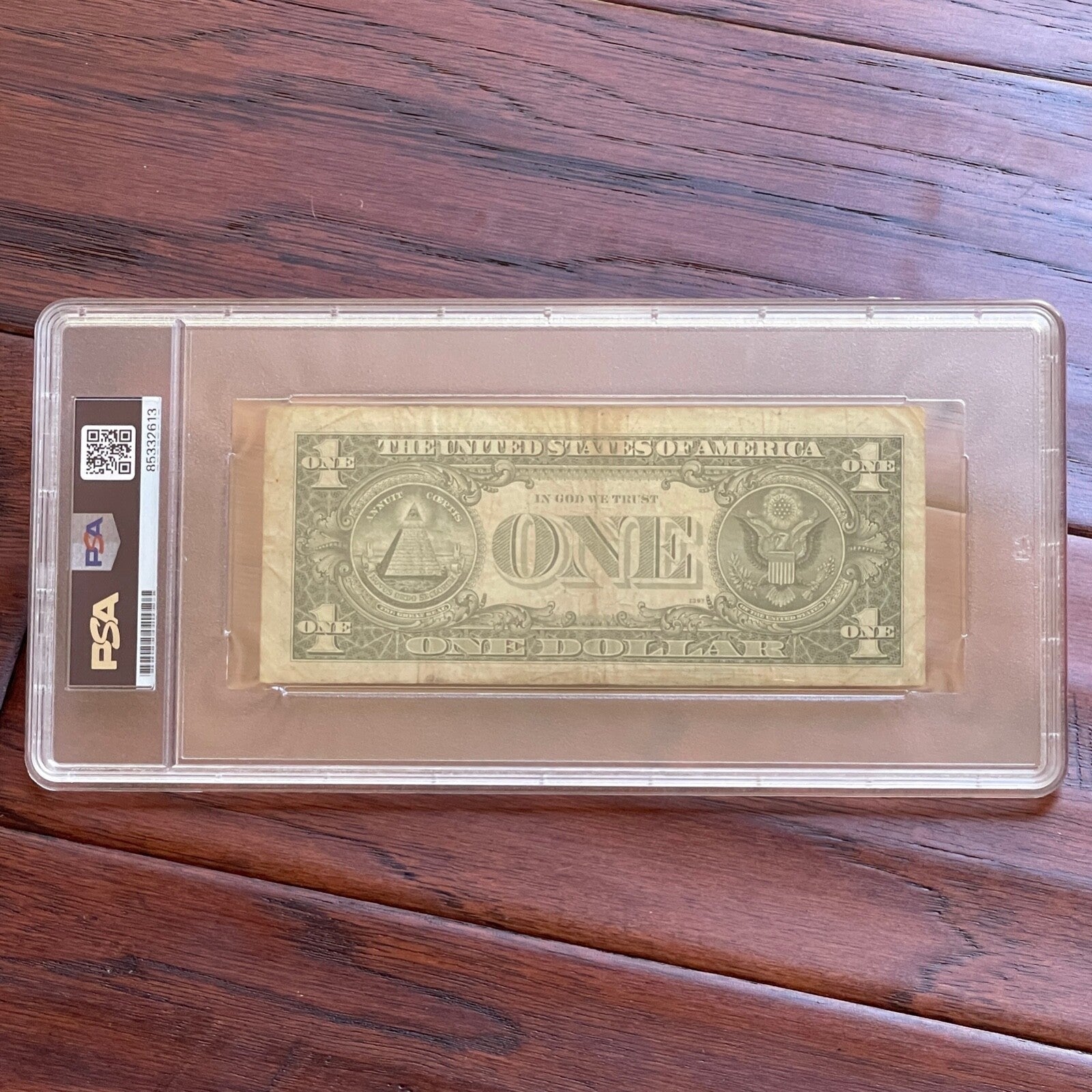 APOLLO 17 * PSA * Crew Signed Dollar Bill Autograph Gene CERNAN  EVANS * SCHMIDT