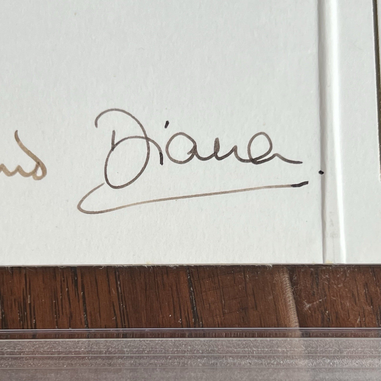 PRINCESS DIANA & KING CHARLES III * PSA * Autograph Family Xmas Card Signed 1986