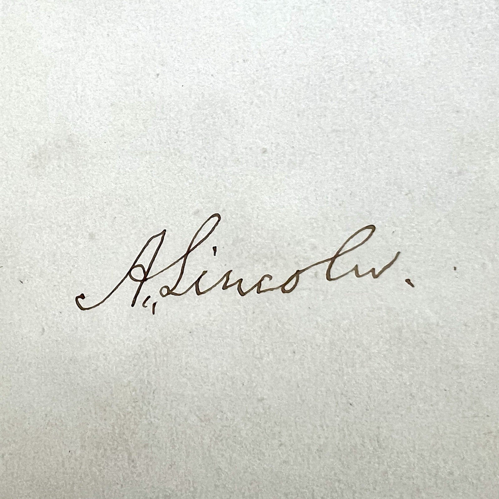 ABRAHAM LINCOLN * PSA * His PERSONAL AUTOGRAPH ALBUM Signed * EMANCIPATION Day