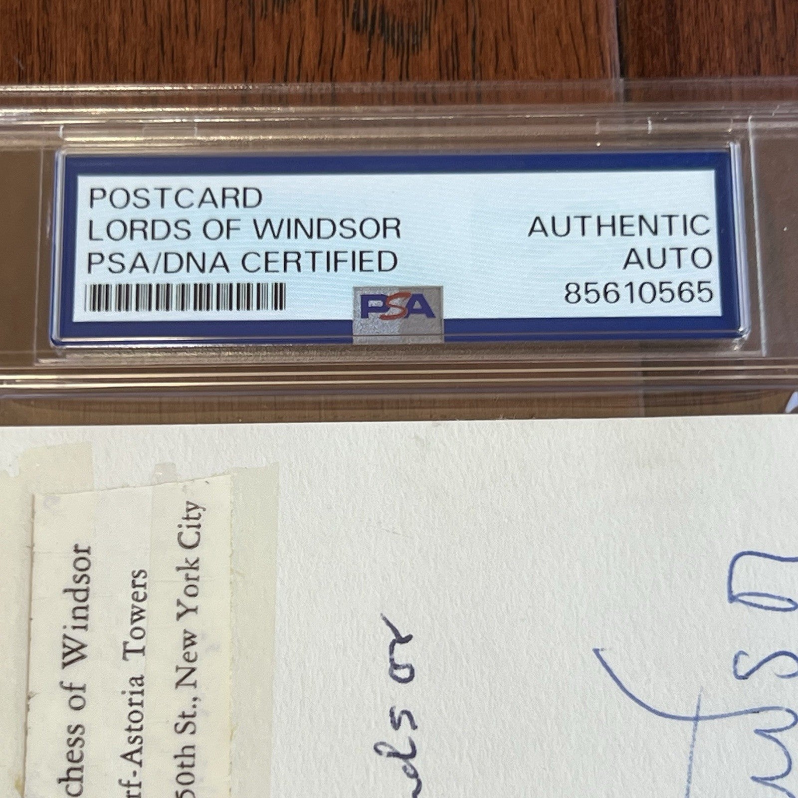 Edward VIII * PSA * Duke & Duchess of Windsor Autograph BUCKINGHAM PALACE Signed