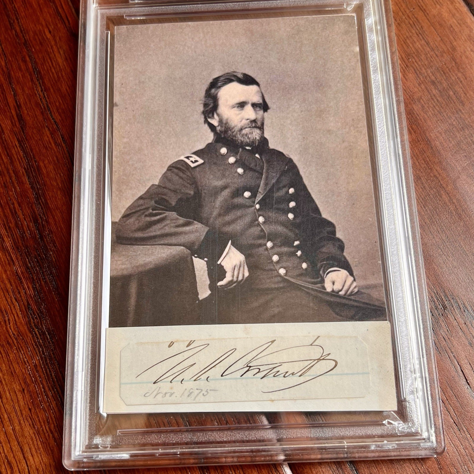 ULYSSES S. GRANT * PSA/DNA * Autograph CUT SIGNATURE Signed CDV  * Civil War