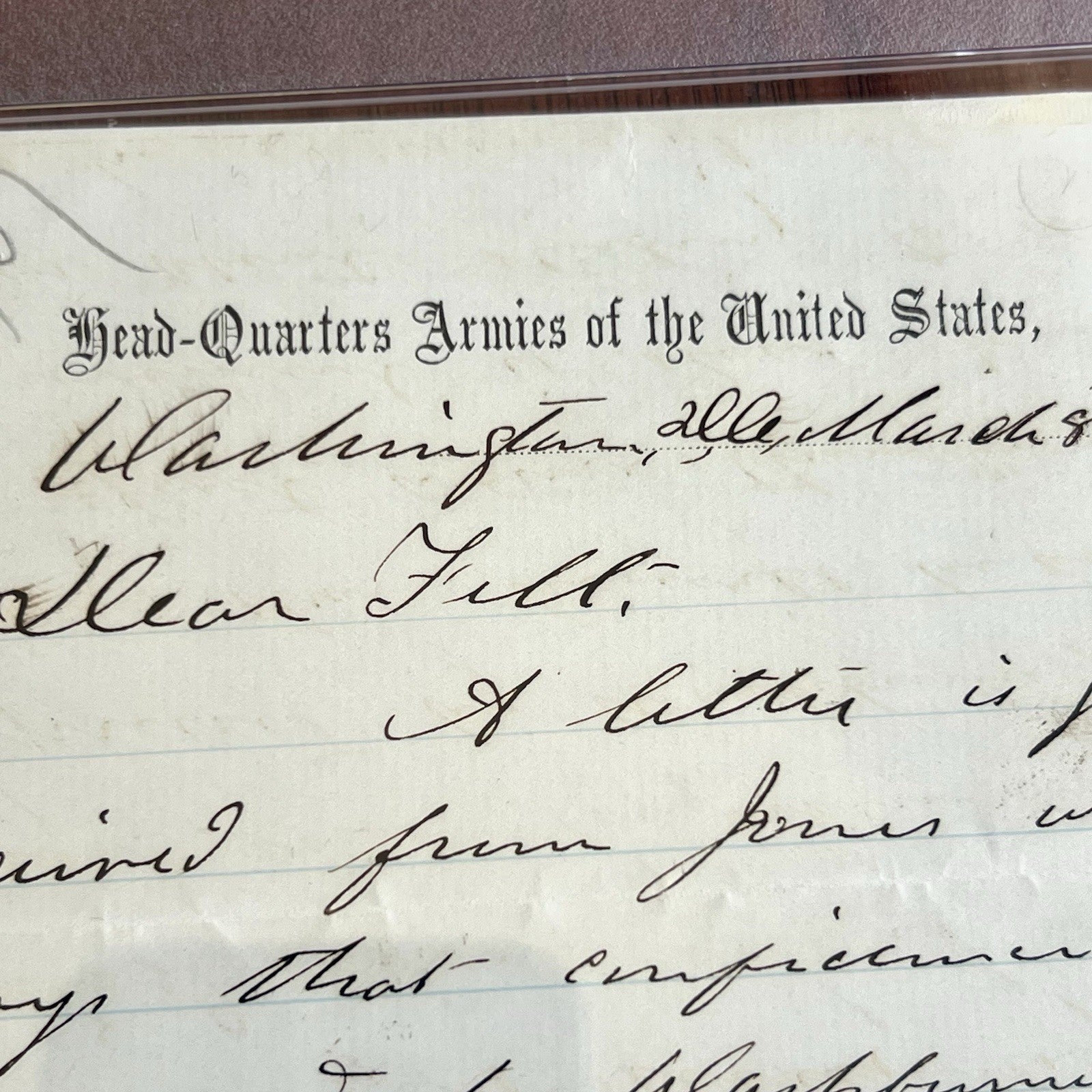 ULYSSES S. GRANT * PSA * 2x Signed Head-Quarters U.S. Armies Autograph Letter