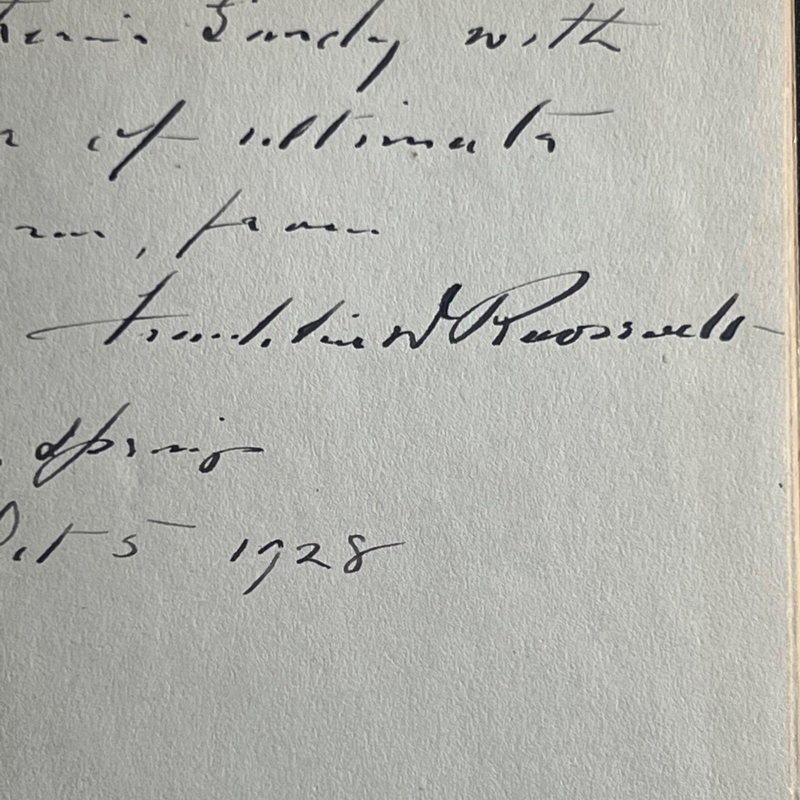 FRANKLIN D. ROOSEVELT * PSA * Autograph "Happy Warrior" Convention Speech Signed