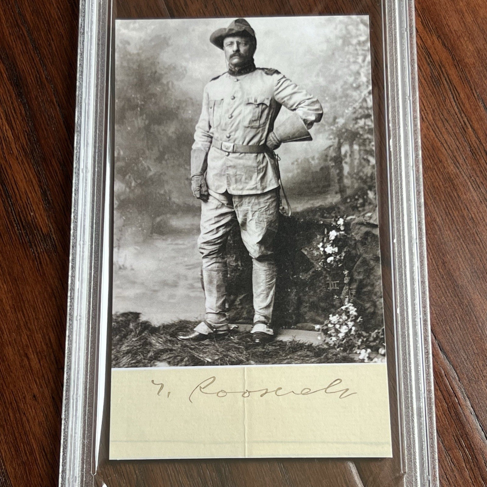 THEODORE ROOSEVELT * PSA * Autograph Cut Signature Rough Rider Card Signed Teddy