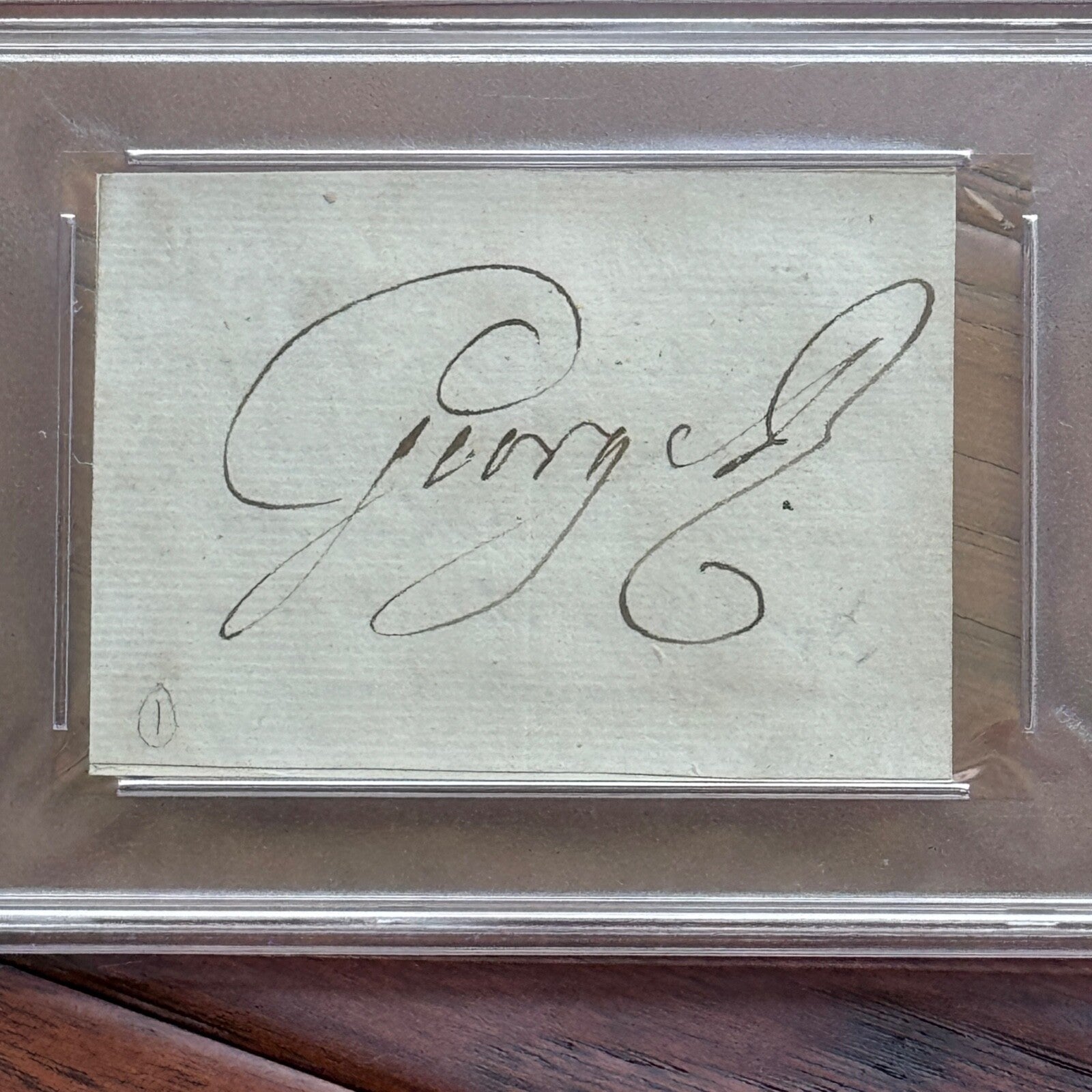 KING GEORGE III * PSA/DNA * Cut Signature Autograph Signed  * England 3rd