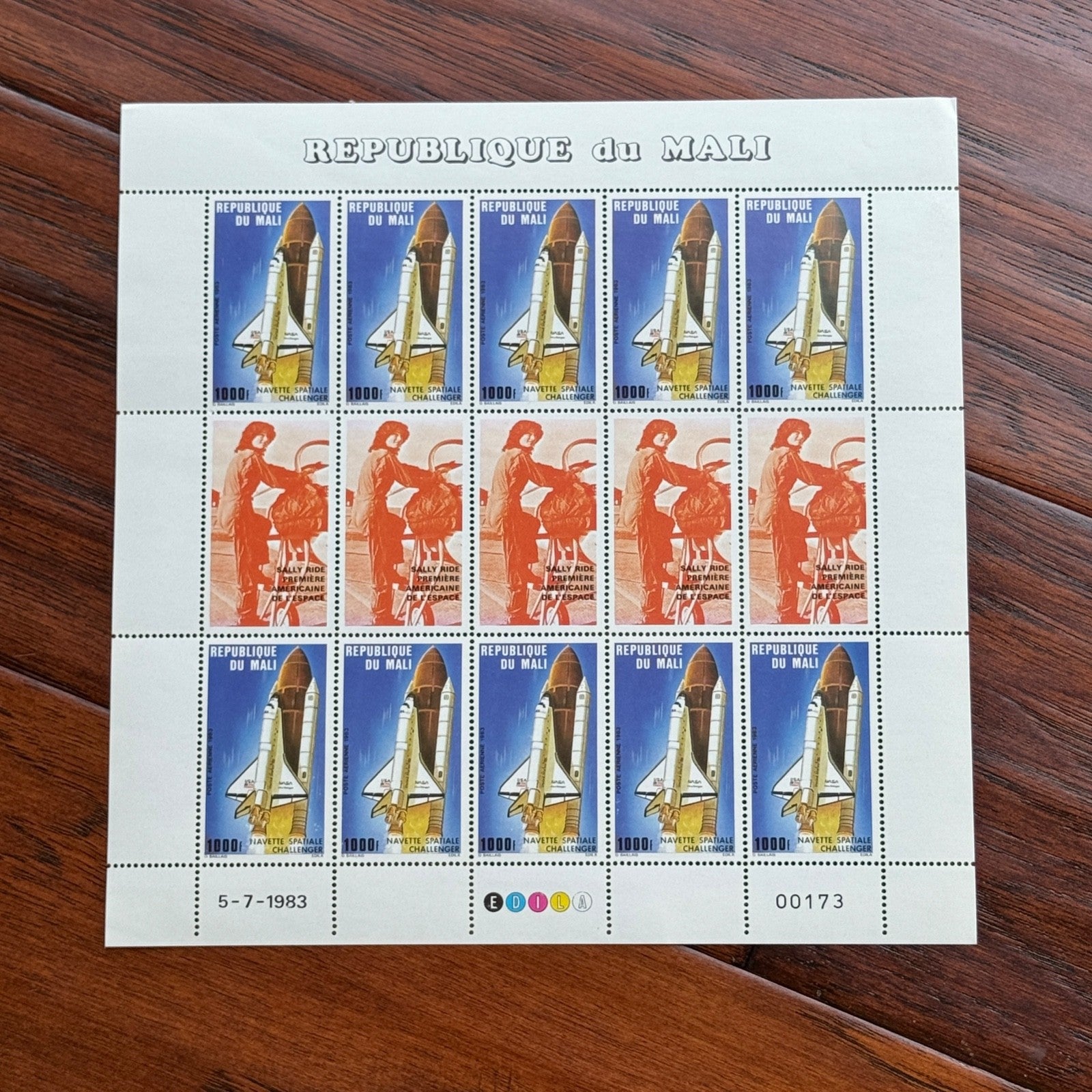 SALLY RIDE * Ride Estate COA * Her Owned Space Stamps EX: Smithsonian