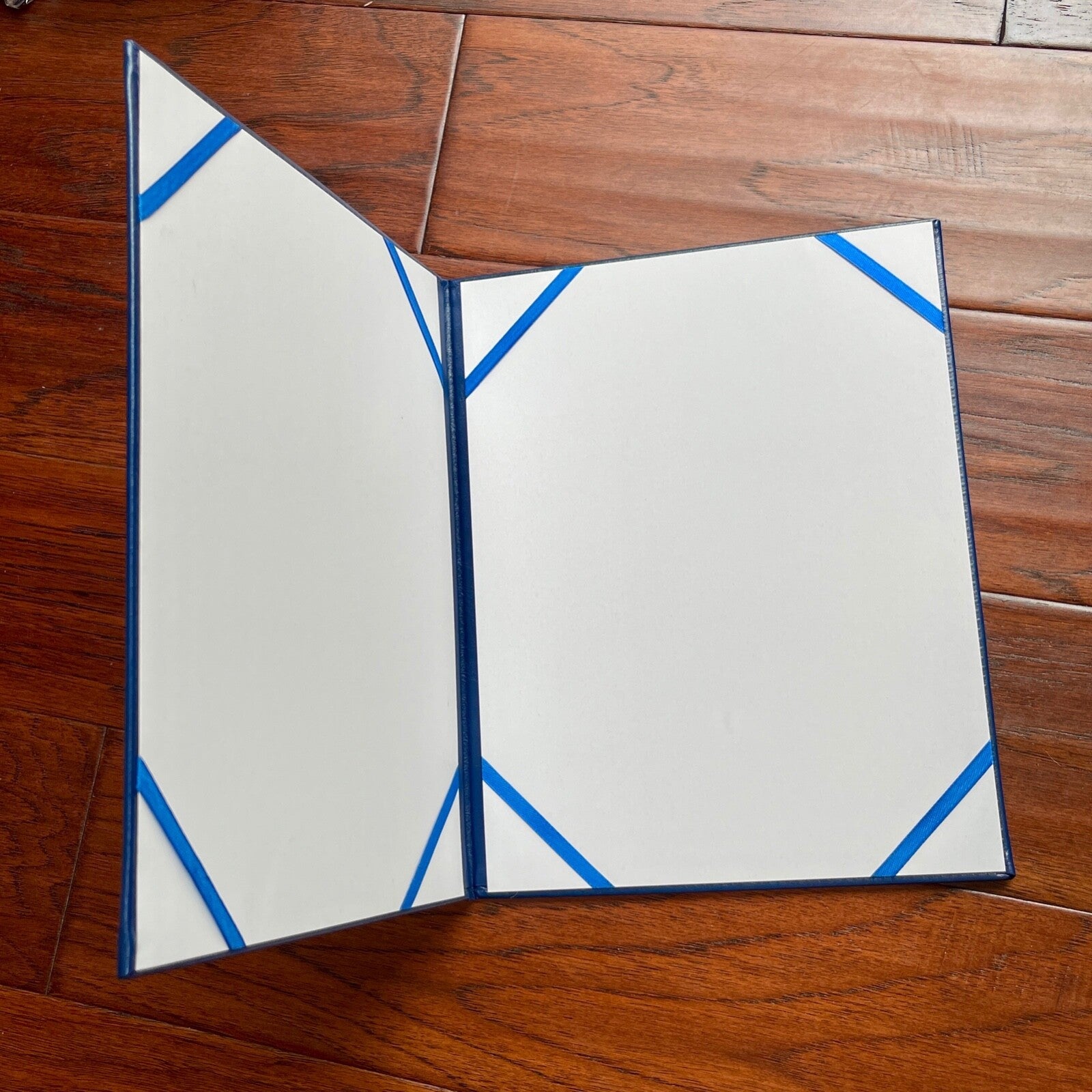 AUTOGRAPH Document + Photo Display Folders * Deluxe Leather Gold Emboss * Qty 10