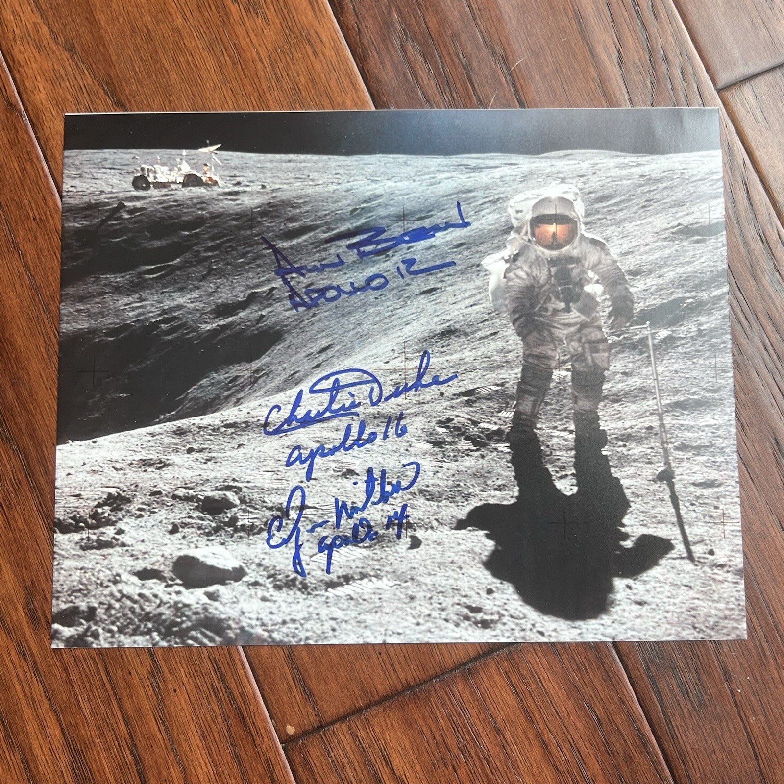 MOONWALKERS * JSA * Apollo Astronauts Signed Autograph Alan Bean Edgar Mitchell