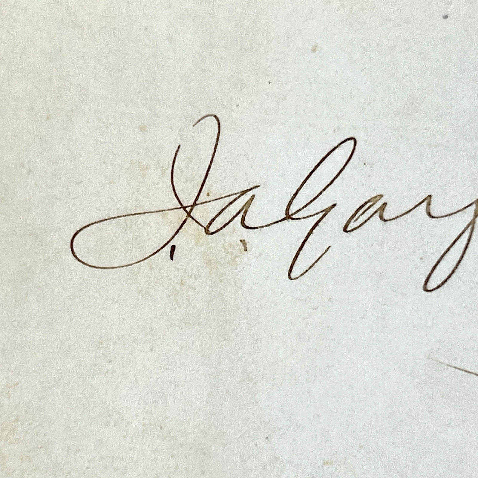 JAMES A. GARFIELD * PSA * Autograph Cut Signature Signed President