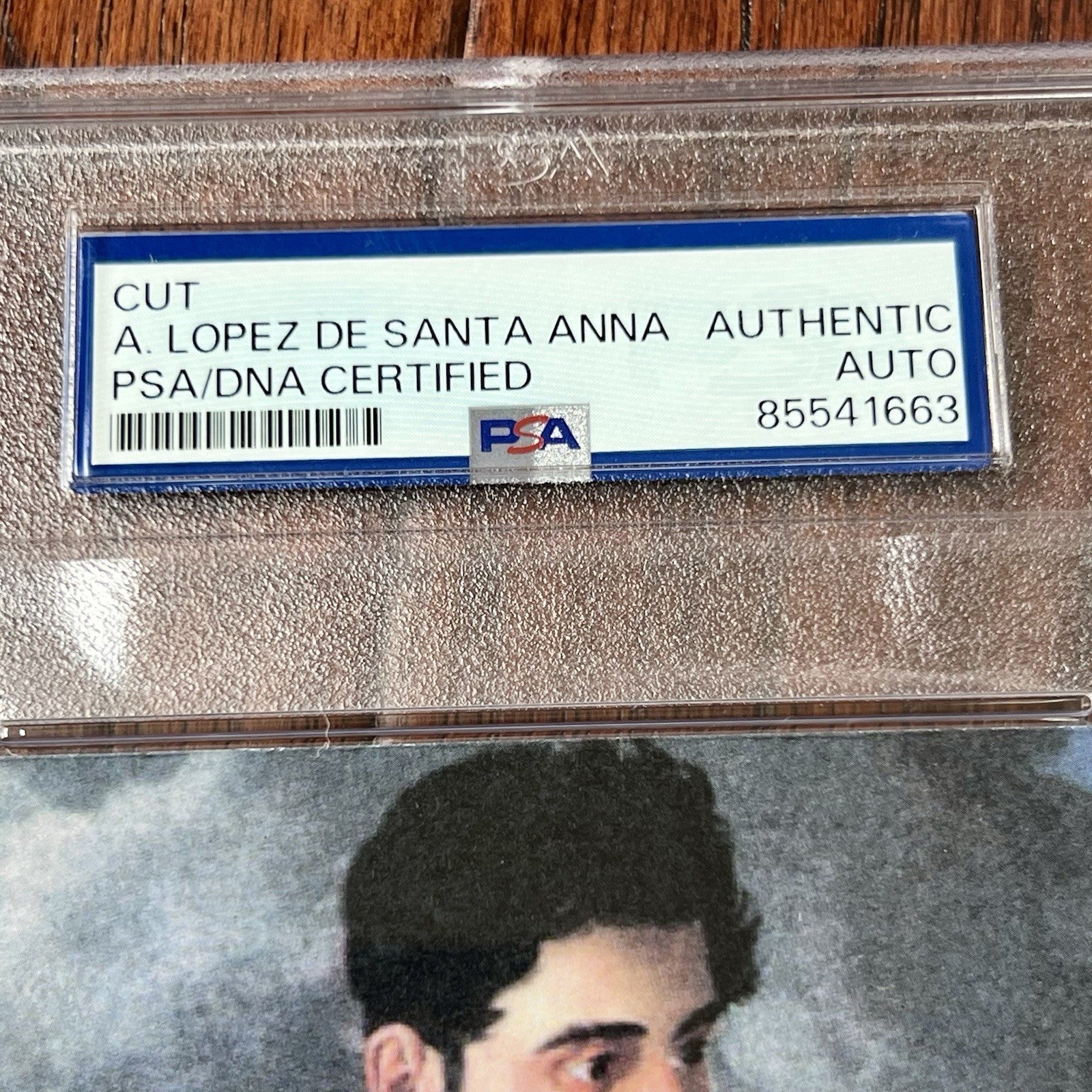 ANTONIO LOPEZ DE SANTA ANNA * PSA * Autograph Cut Signature ALAMO Signed